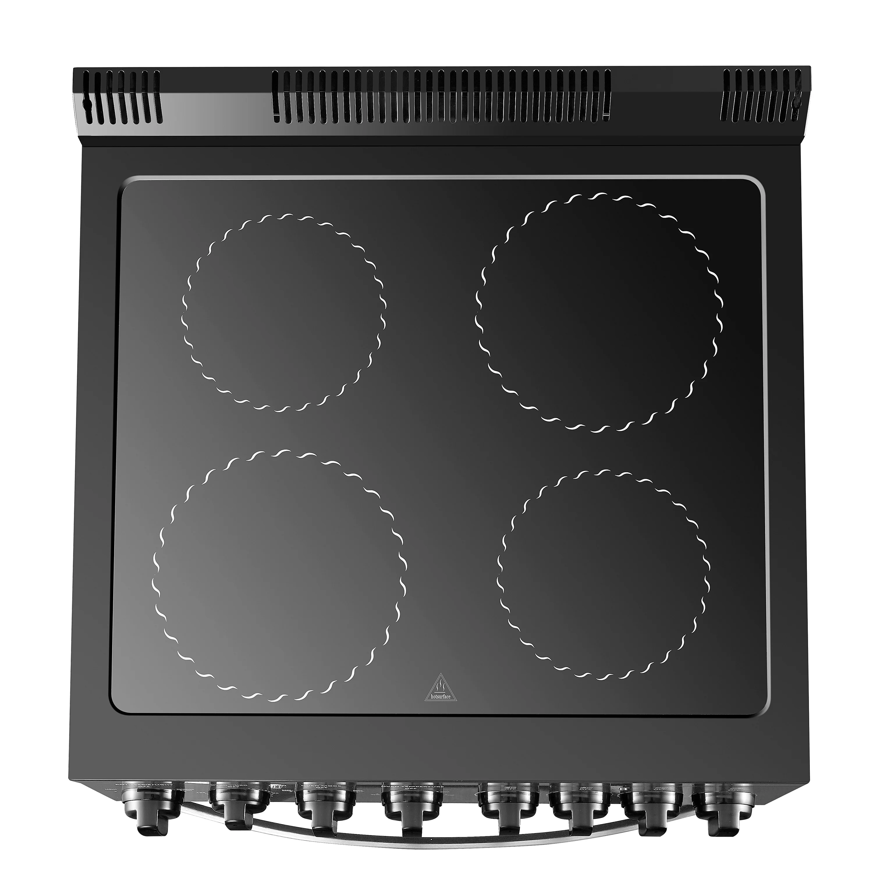 Lanbo 24 inch 2.9 Cu.ft Freestanding Electric Range with Rotisserie and  Convection Oven