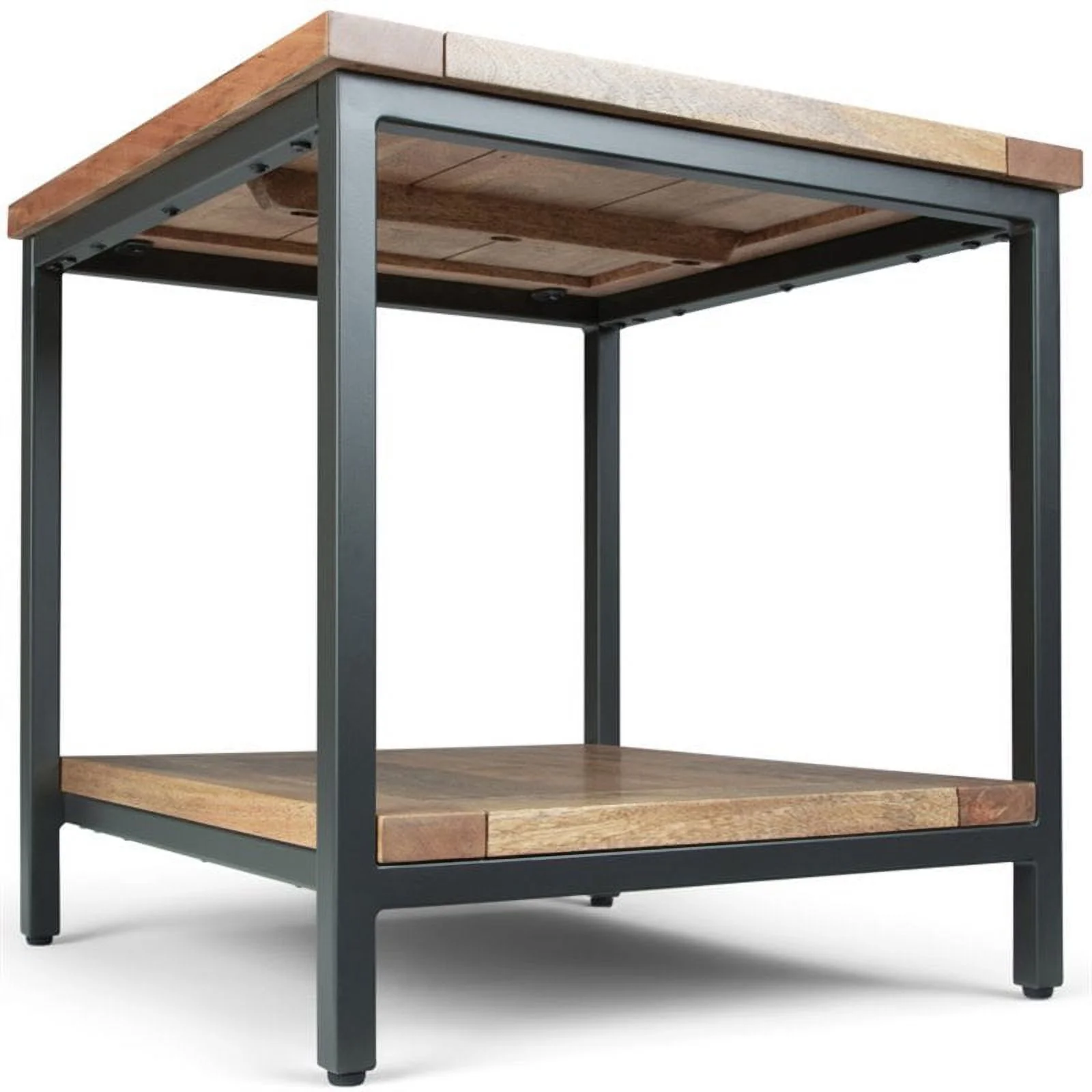 Home Square 2-Piece Wood & Metal 22