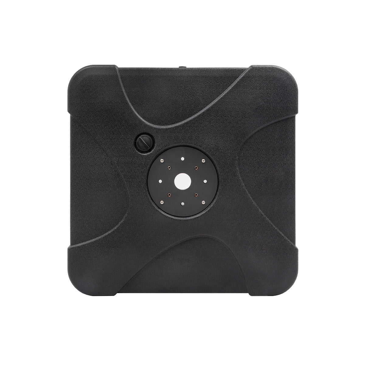 Pellebant 230 LBS Patio Cantilever Umbrella Base Weight, Offset Outdoor Umbrella Base Sand/Water Filled Weighted Stand, Black