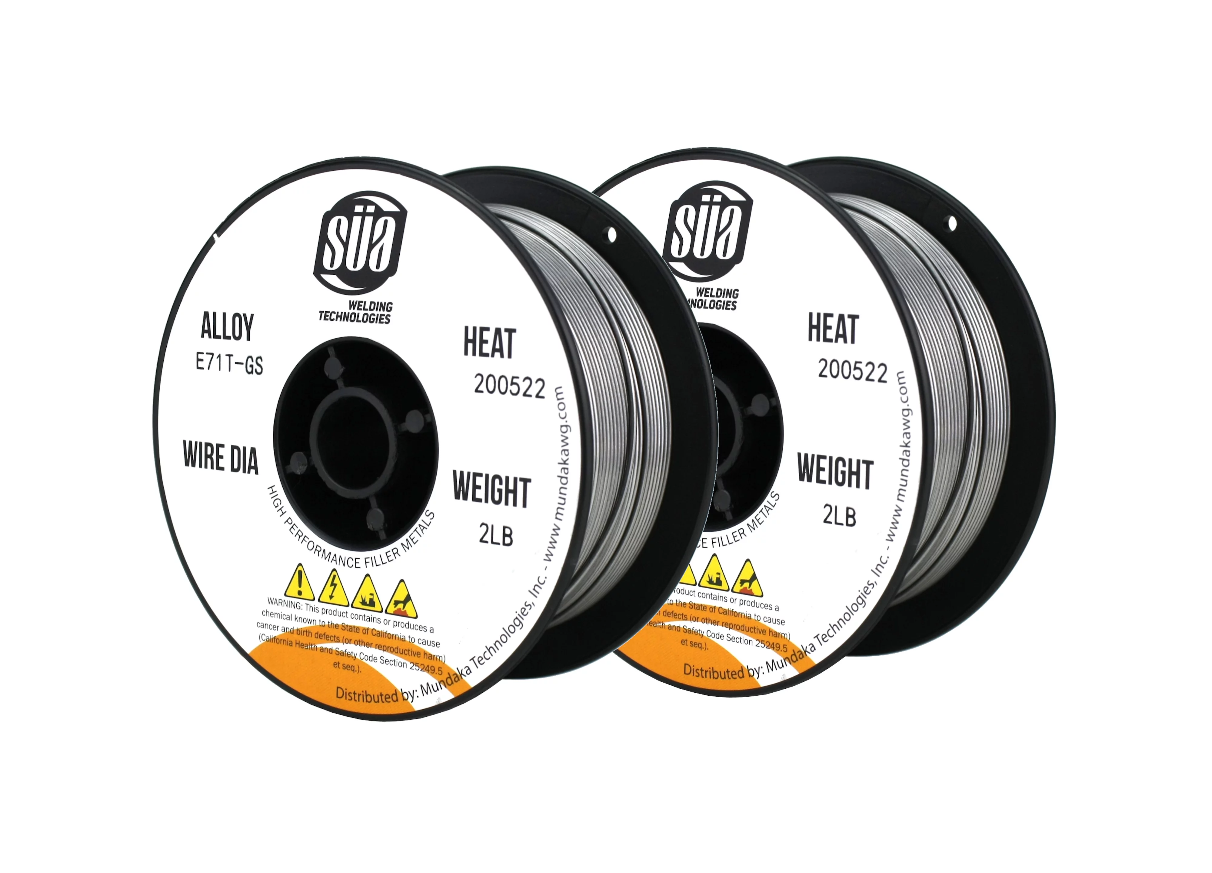 E71T-GS - Fluxcored MIG Wire - GASLESS - 2 Lb Spool x 0.030