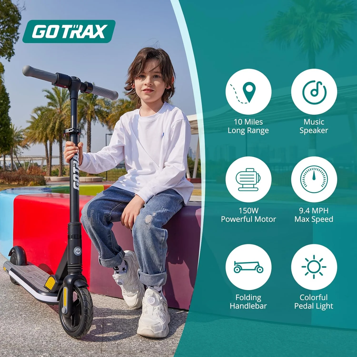 Gotrax GKS Series Electric Scooter for Kid, 6