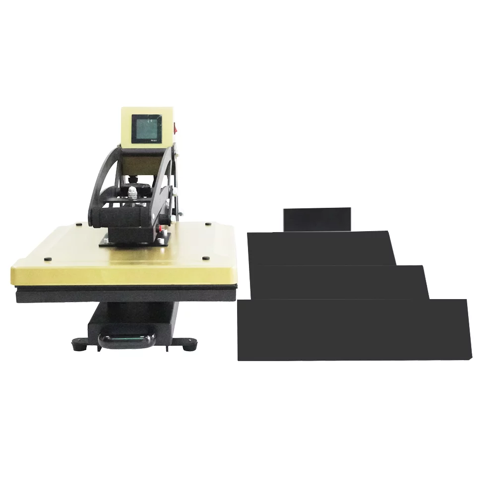 PreAsion Semi-auto Magnetic Hot Stamping Machine Heat Press Transfer with 5 Bottom Plates