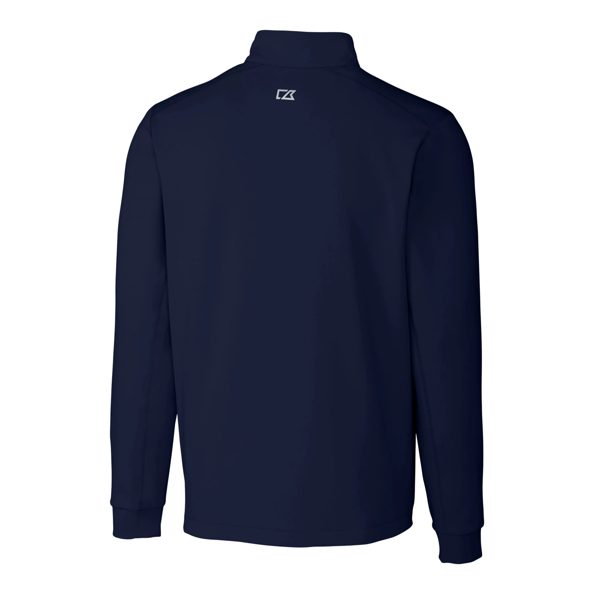 Men's Cutter & Buck  Navy Milwaukee Brewers Big & Tall Traverse Stretch Quarter-Zip Pullover Top