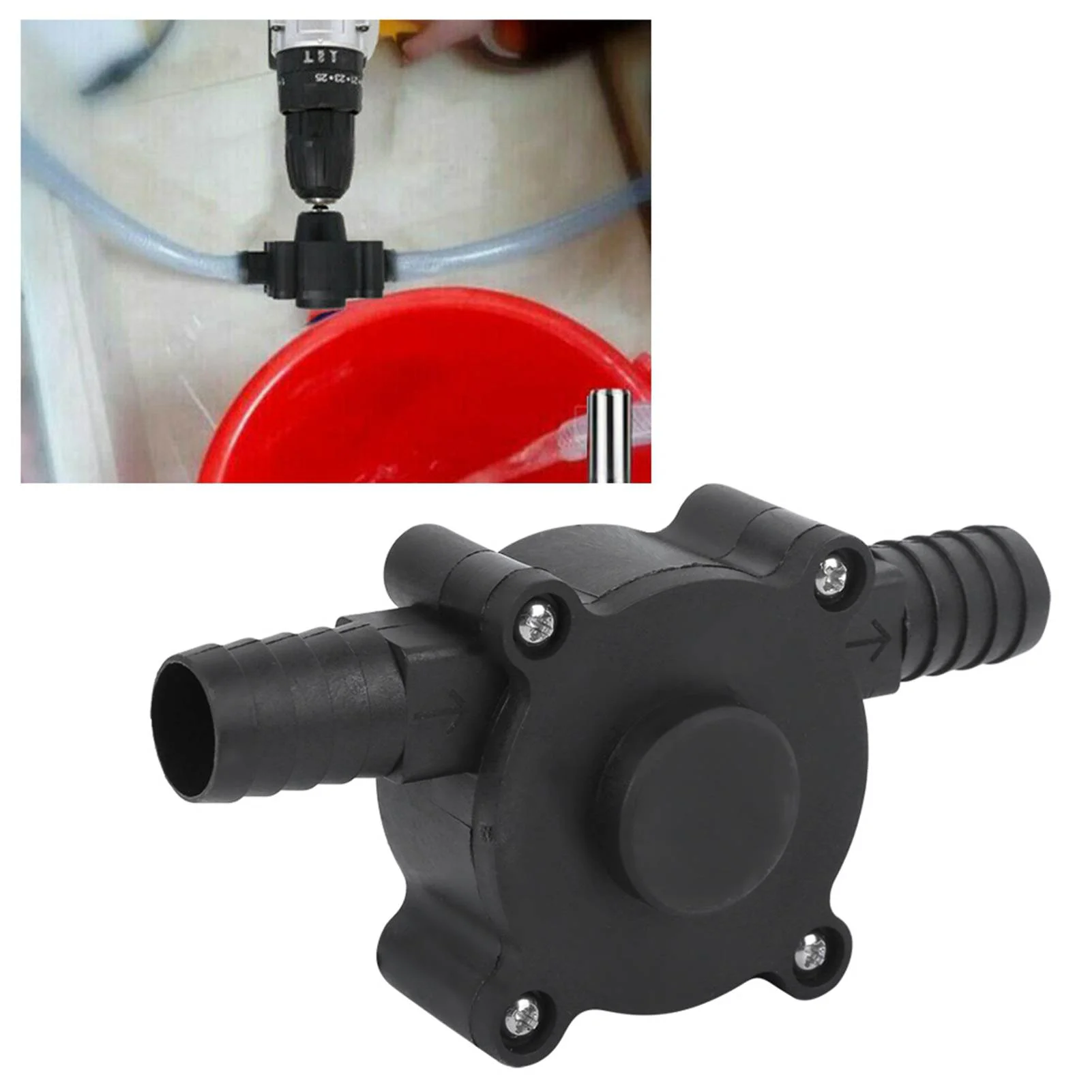 Goldmeet Hand Electric Drill Pump Self Priming Fluid Water Transfer Mini Portable Centrifugal Pump