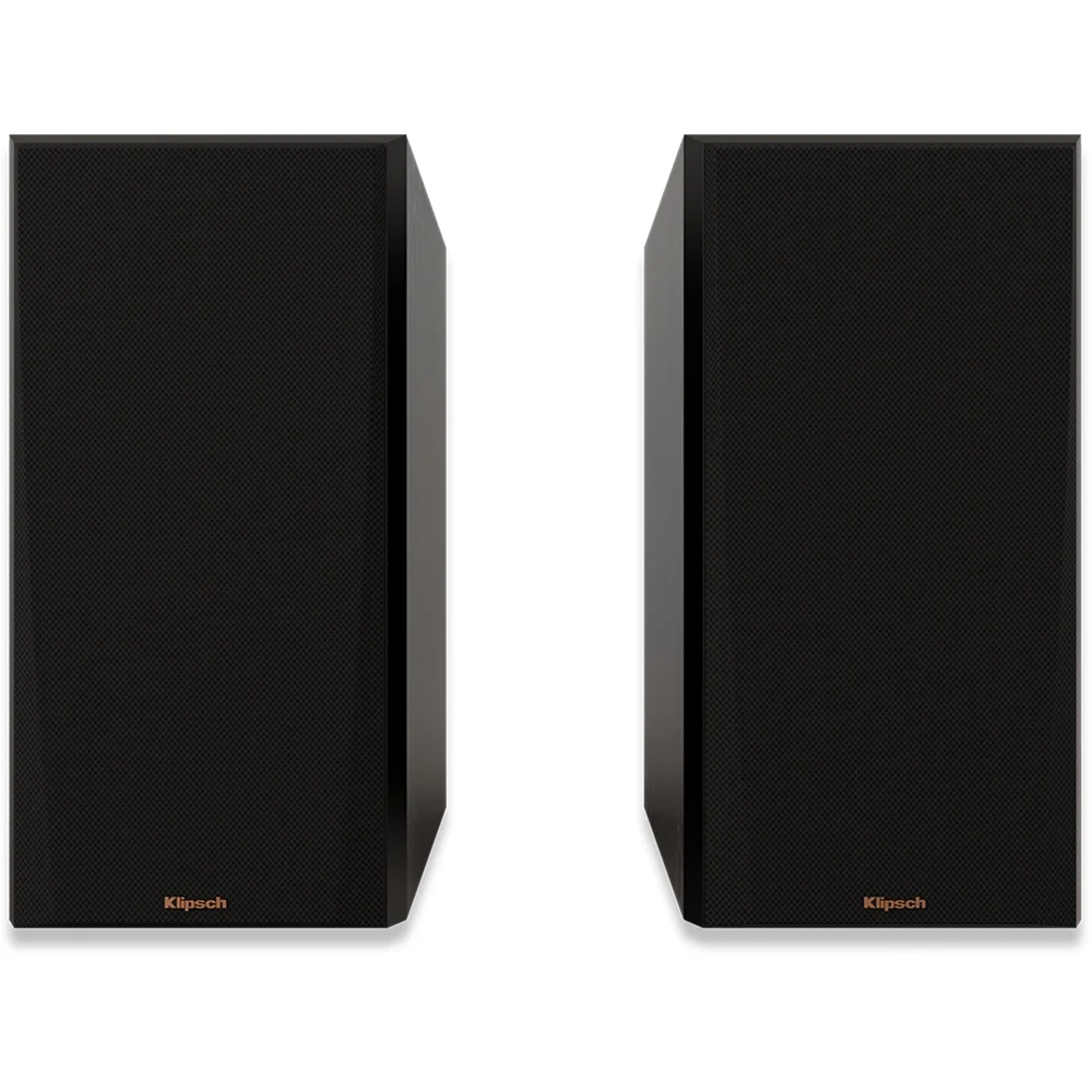 Klipsch 1070016 RP-600M II Bookshelf Speakers with Enhanced Tractrix Horn, Ebony (Pair) Bundle with Deco Gear 6 x 6 inch Microfiber Cleaning Cloth and 2 YR CPS Enhanced Protection Pack