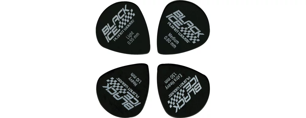 D'Addario Planet Waves 100 Small Guitar Picks Light Black Ice