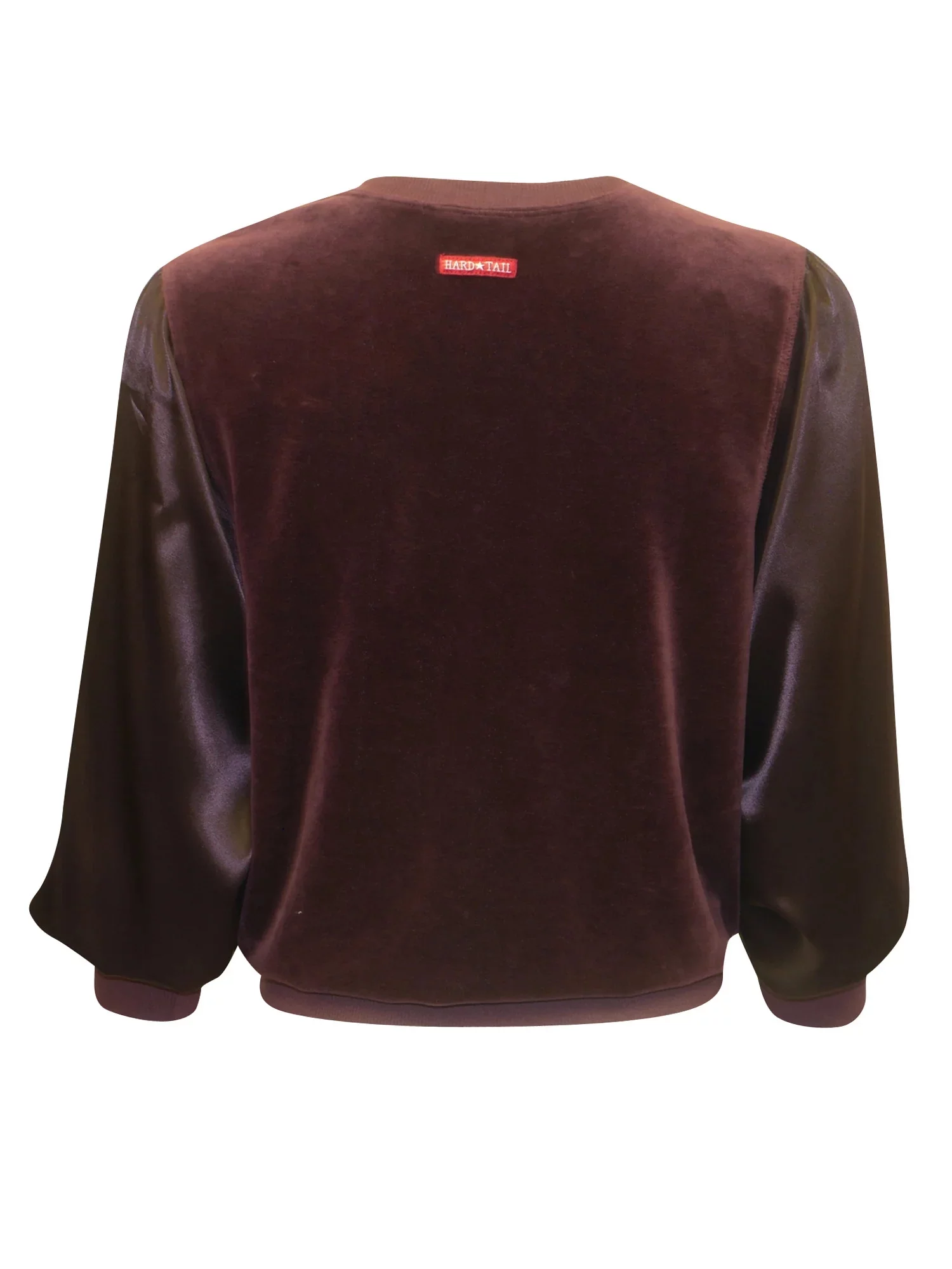 Hardtail Velour Balloon Sleeve Top (Style V-223)