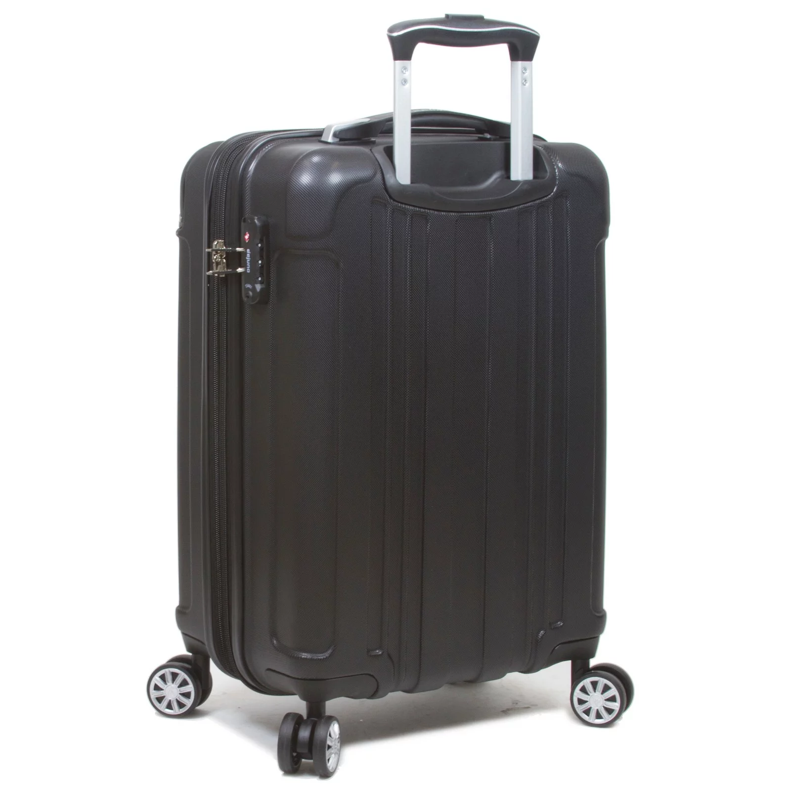 Dejuno Kingsley New Generation 3-Piece Hardside Spinner Luggage Set - Black