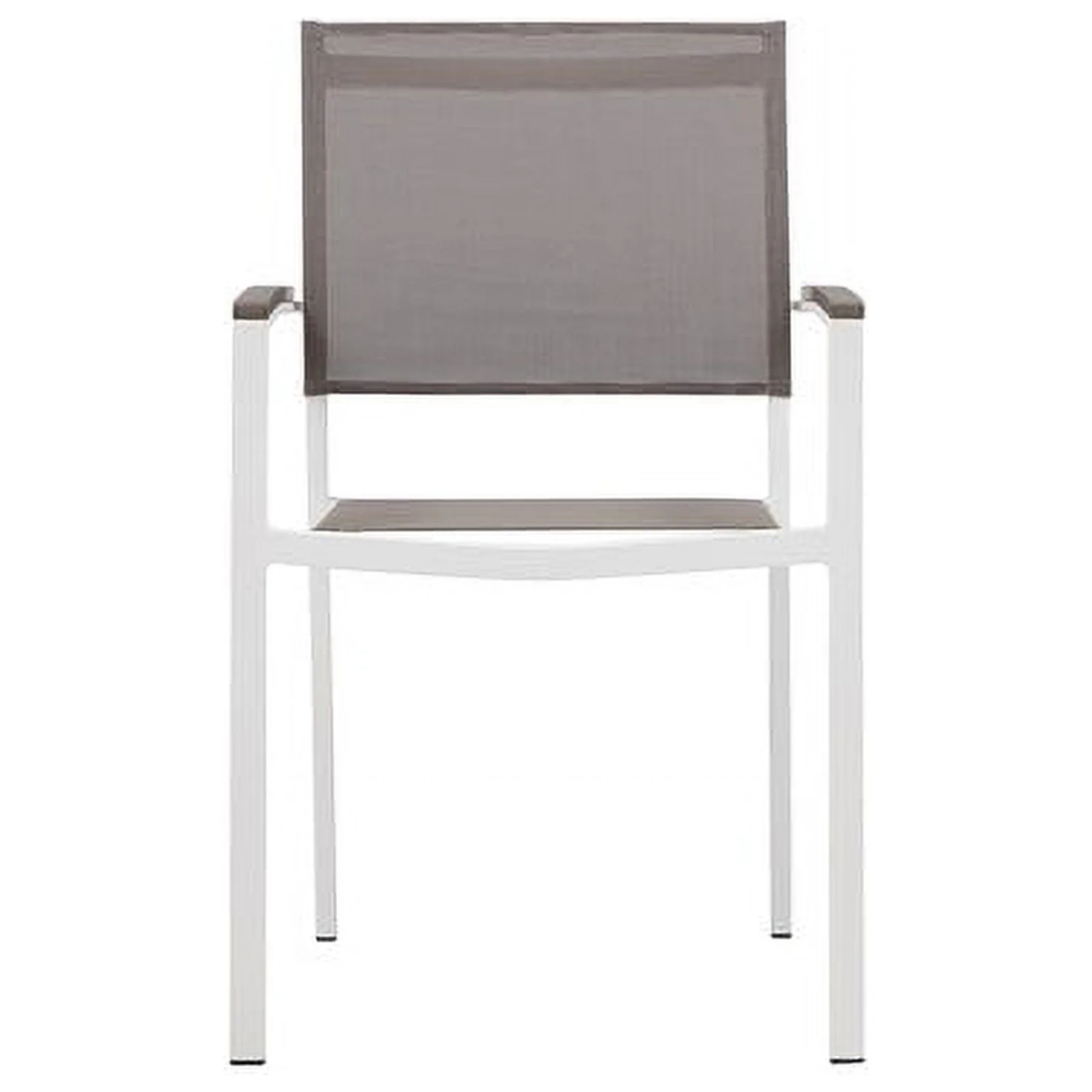 Pangea Home Chester 15-piece Modern Aluminum Patio Sofa Set in White/Gray