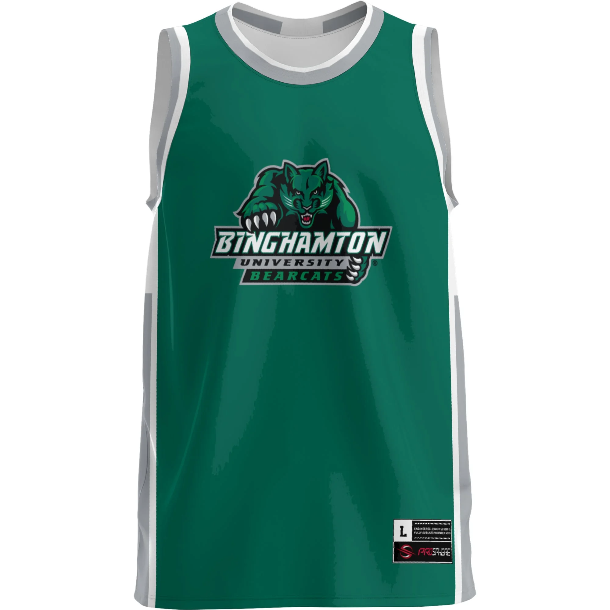 Men's GameDay Greats  Green Binghamton Bearcats  Lightweight Basketball Jersey
