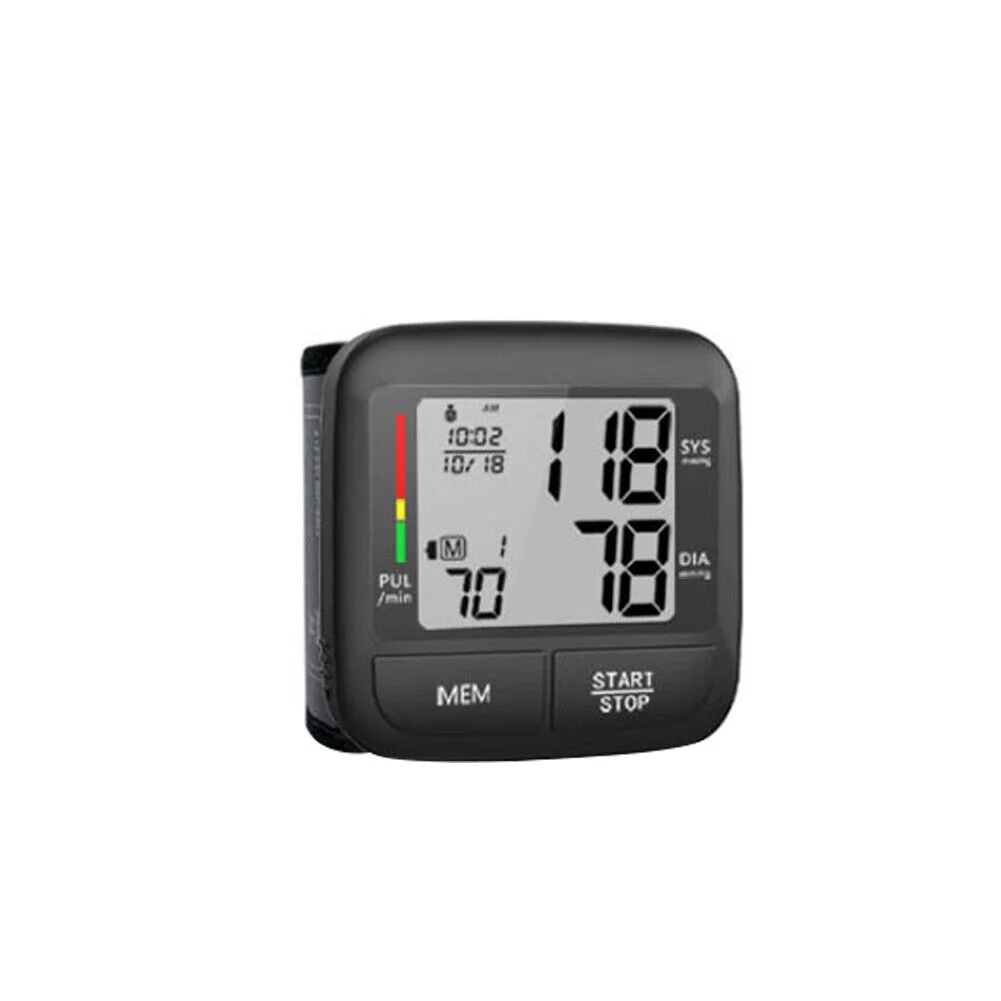 US LCD Digital Blood Pressure Monitor BP Cuff Gauge Automatic Machine Test Wrist