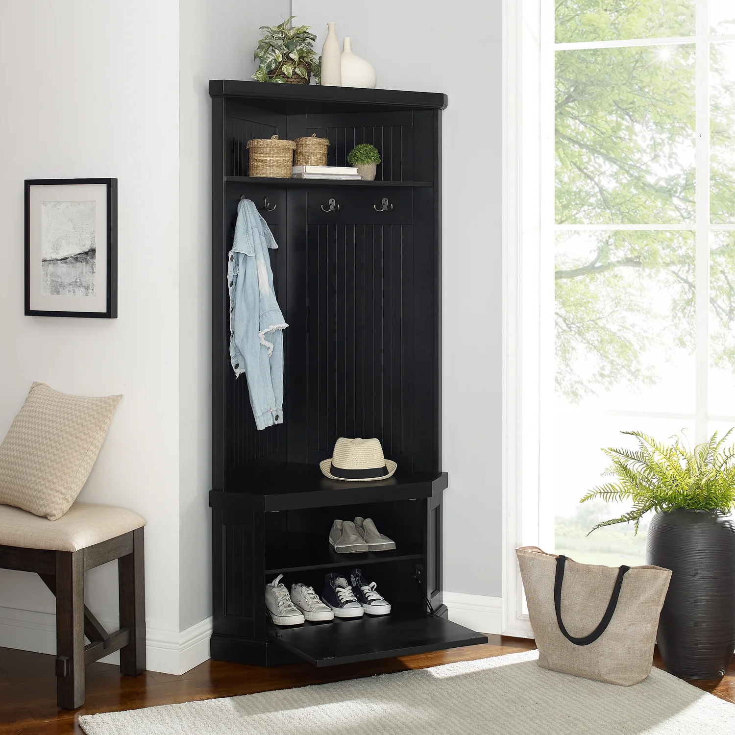 Crosley Furniture Seaside Corner Hall Tree