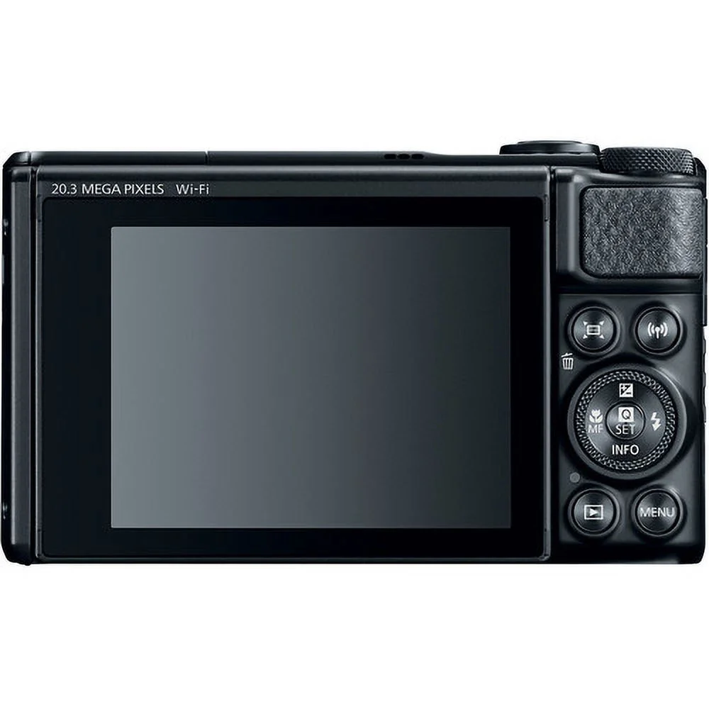 Canon PowerShot SX740 HS Digital Camera (Black) Bundle + Accessory Kit Including Camera Pouch, 64GB Extreme Memory, Photo & Video Editing Software Package & More (18 Pc Bundle)