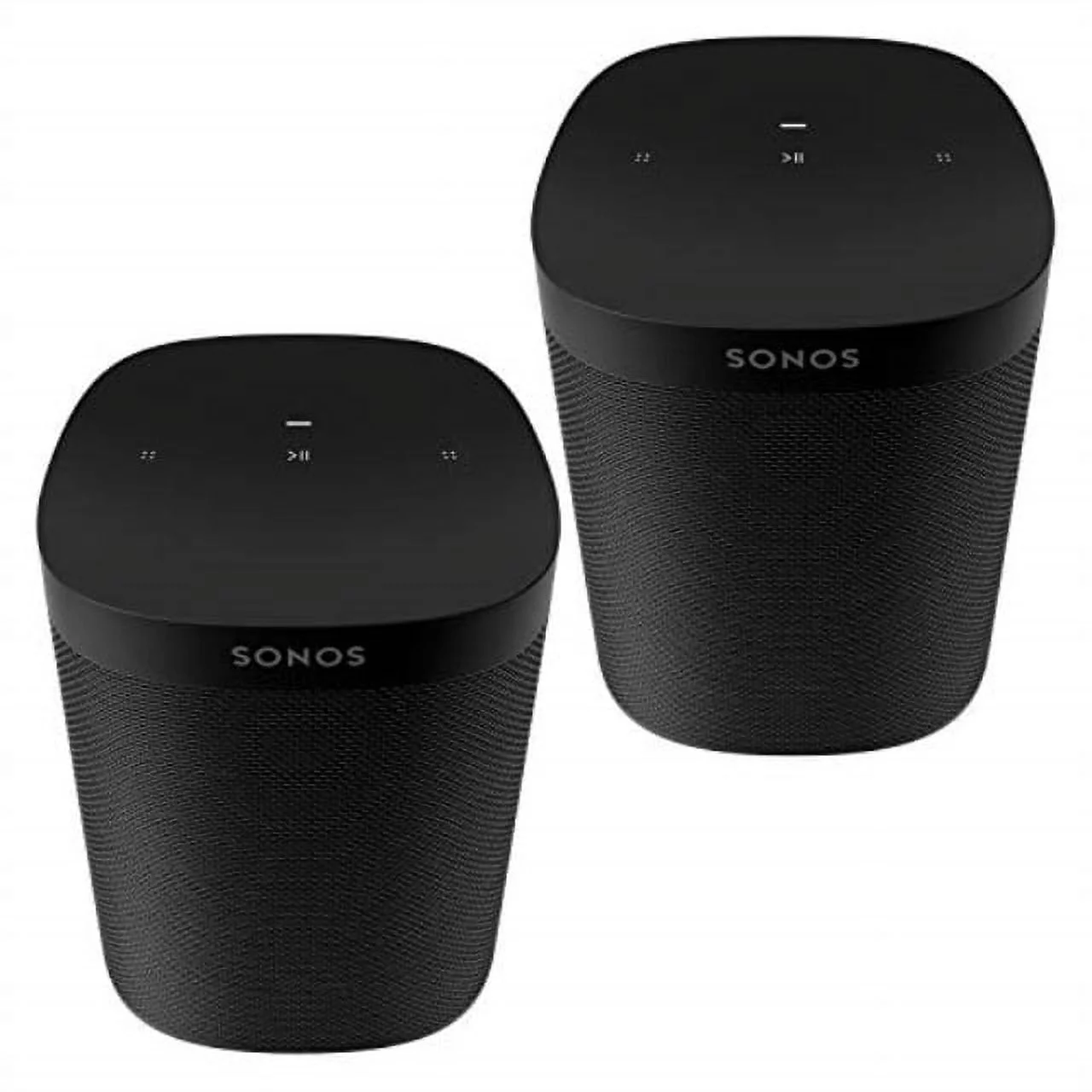 Restored two room set sonos one sl - the powerful microphone-free speaker for music and more - black (Refurbished)