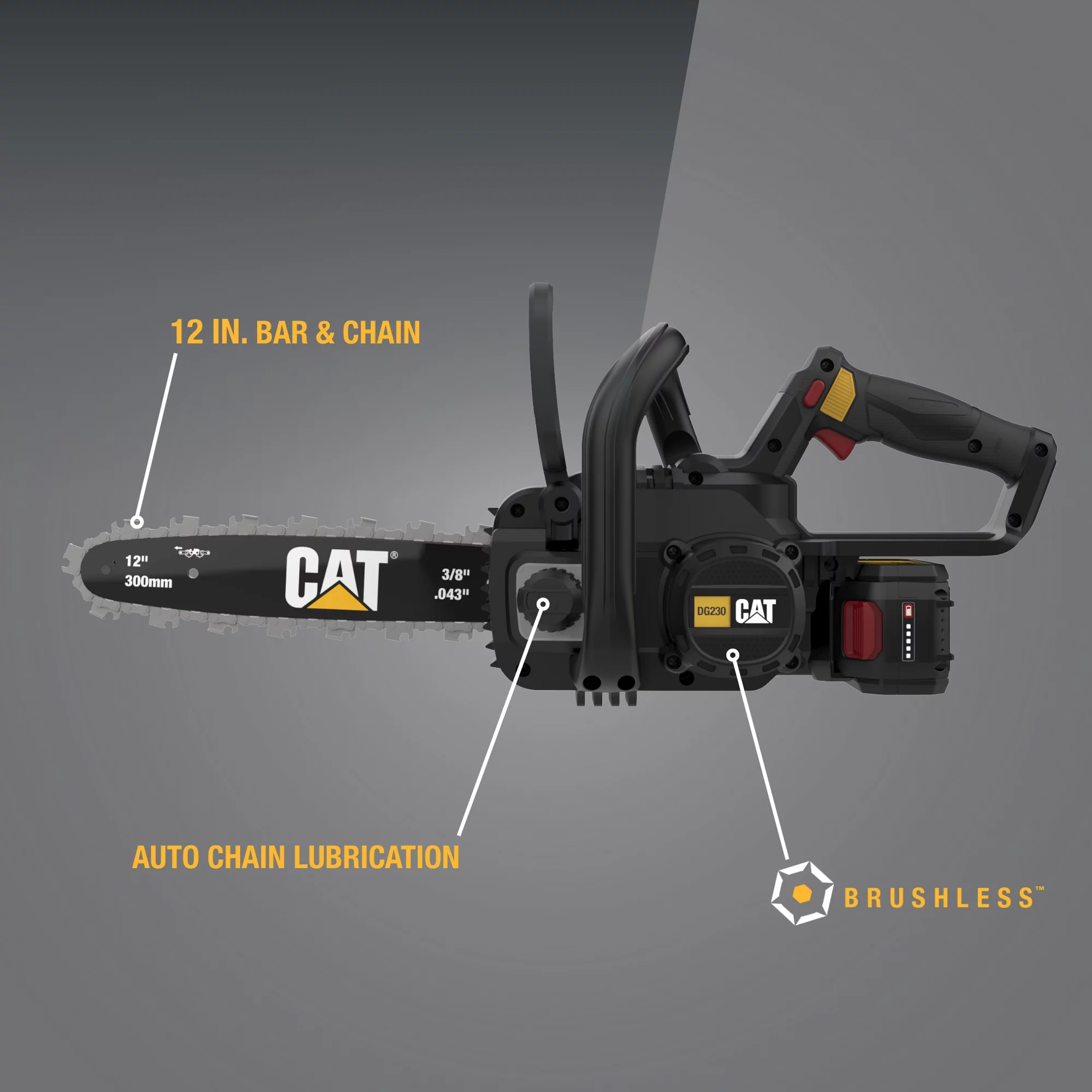 Caterpillar Cat® DG230 18V Brushless 12
