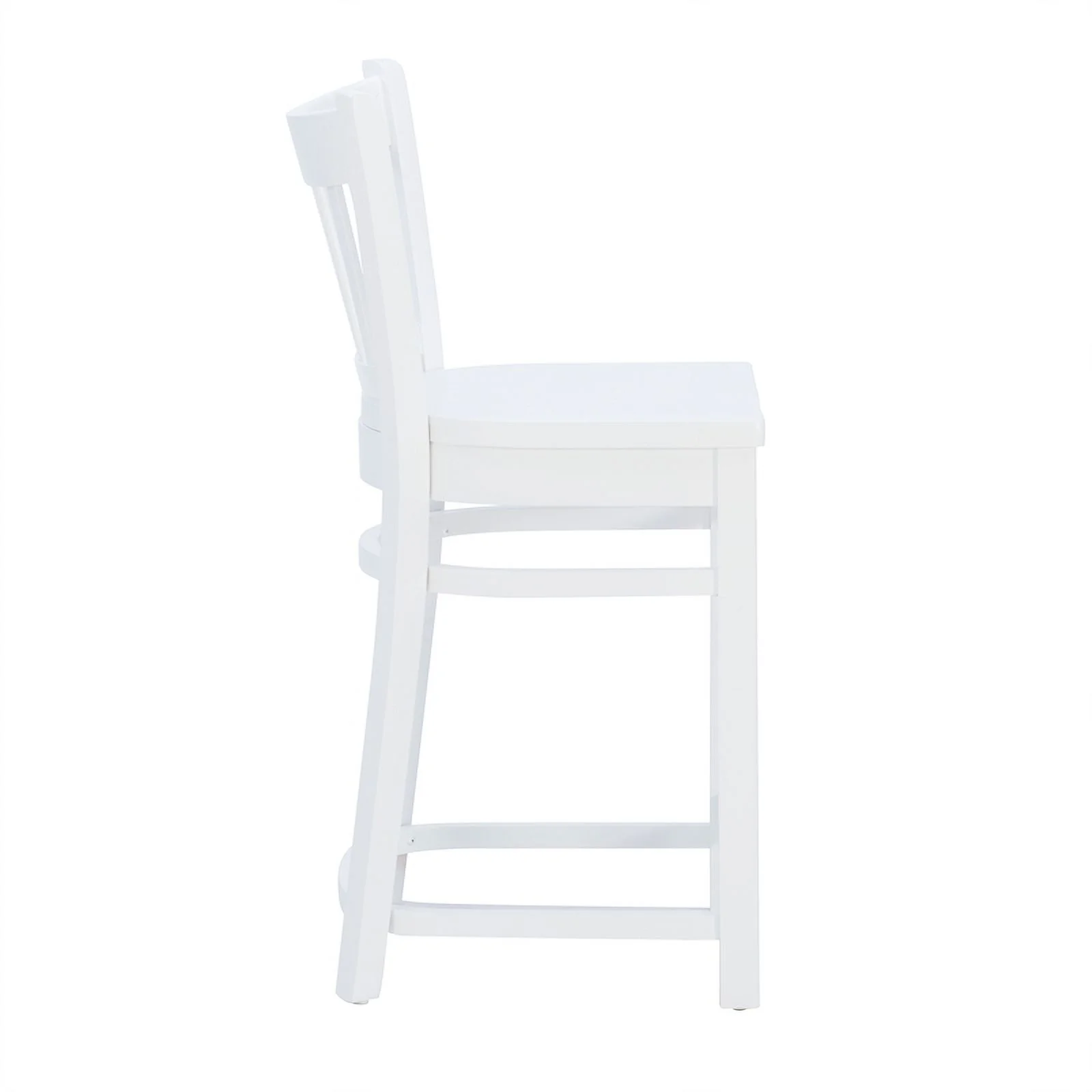 Linon Zane Solid Beechwood Set of 2 Curved Slat Back 24