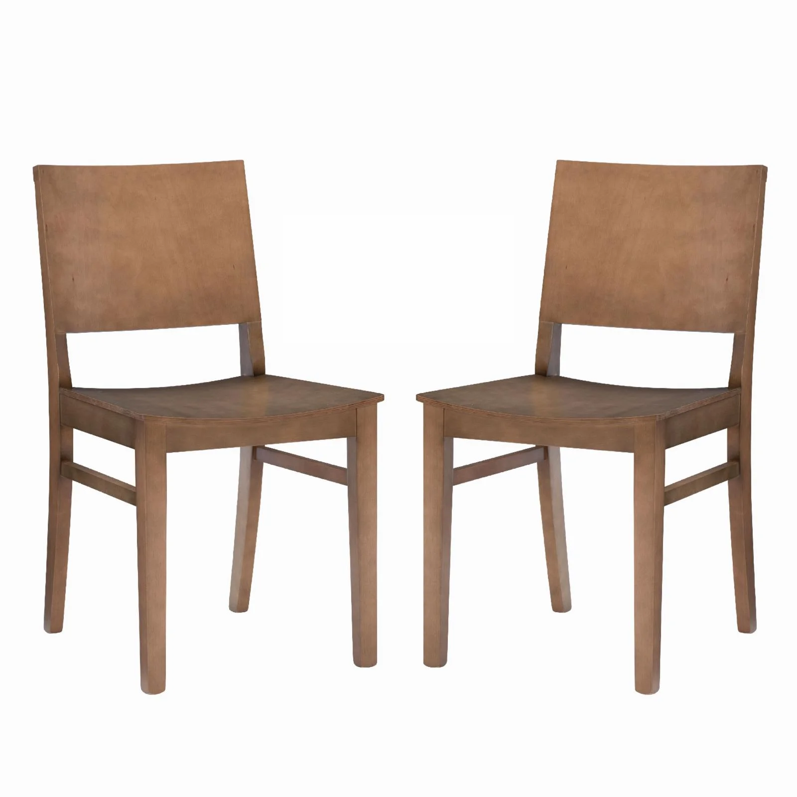 Linon Devin Dining Chair - Natural - Set of 2