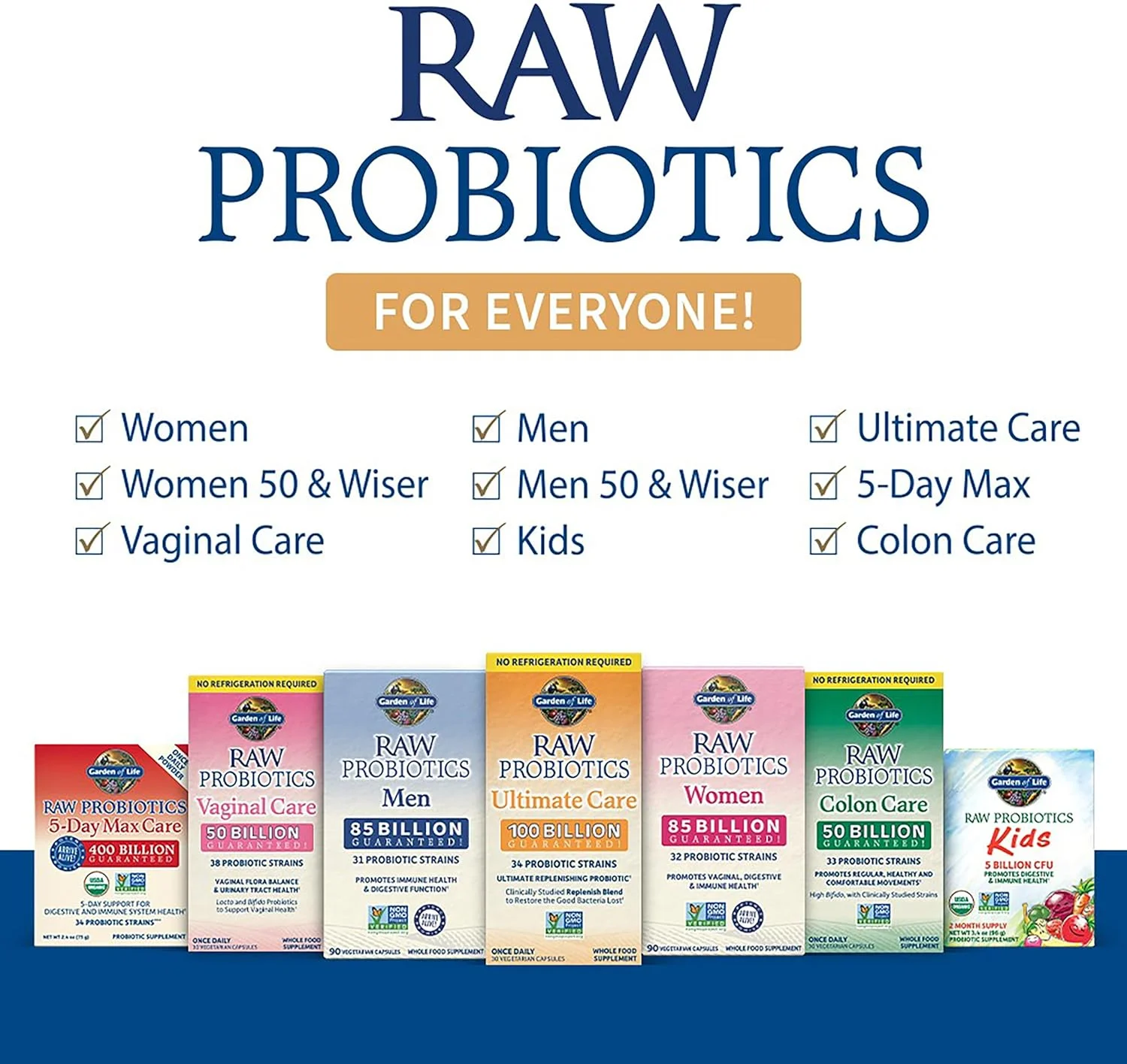 Garden of Life - RAW Probiotics Ultimate Care - 30 Vegetarian Capsules
