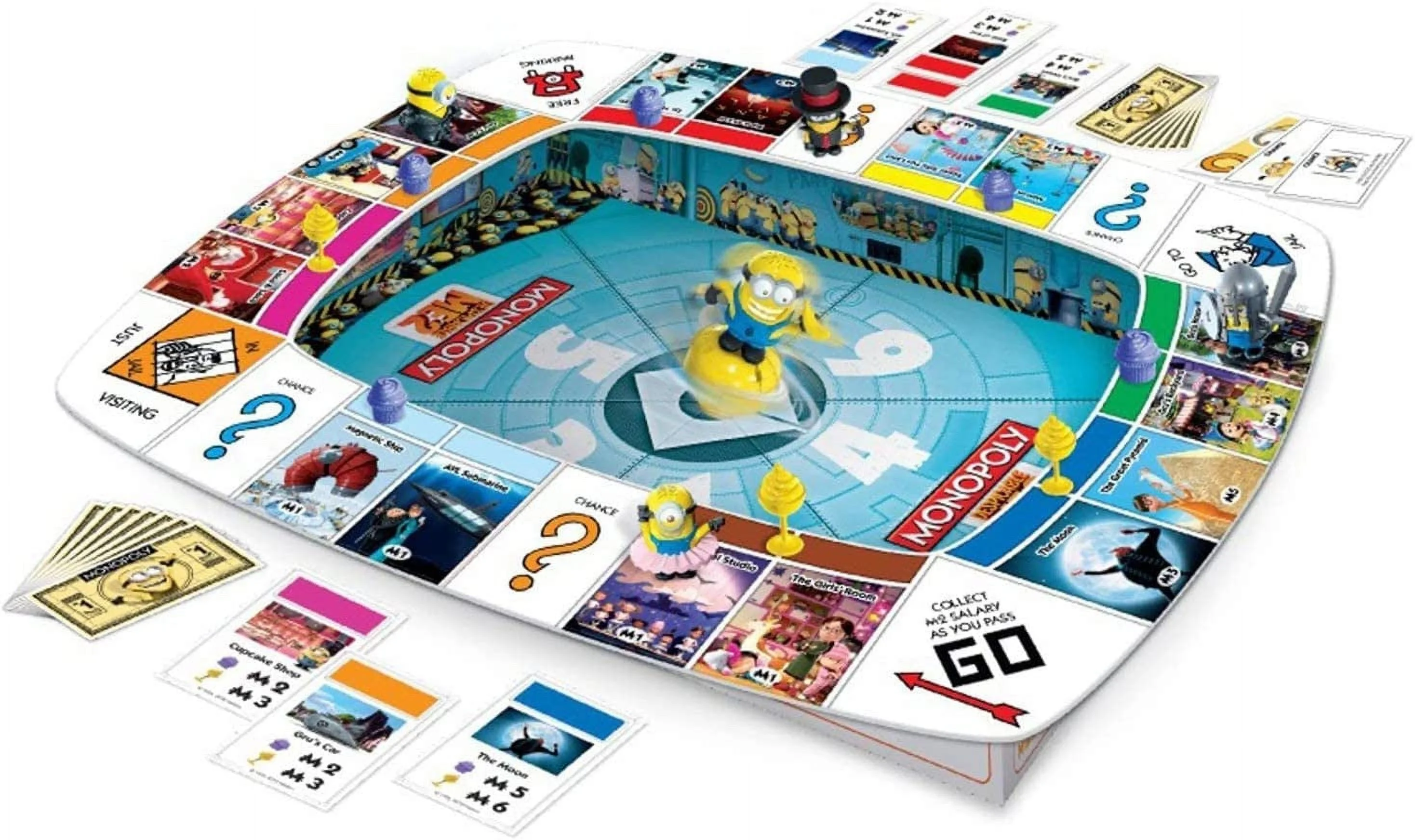 Monopoly Game, Despicable Me Edition, Family Board Games for 2 to 4 Players & Kids Ages 5 and Up (Spanish Version)