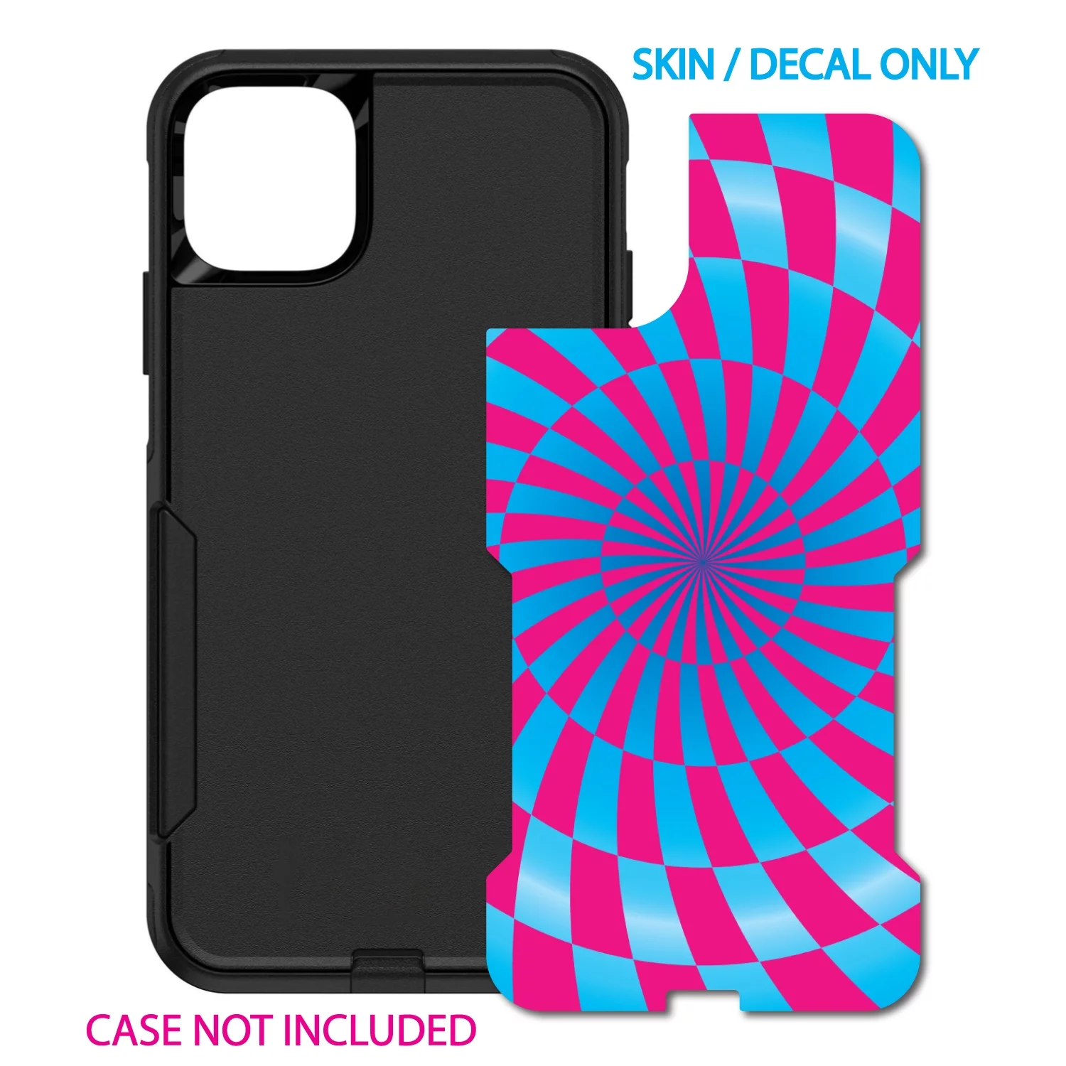 DistinctInk Custom SKIN / DECAL compatible with OtterBox Commuter for iPhone 11 (6.1