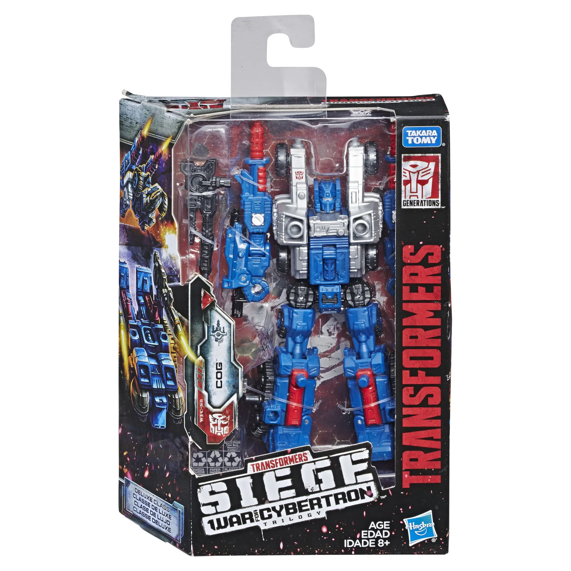 Transformers War for Cybertron Siege Deluxe Class WFC-S8 Cog Weaponizer Action Figure Set, 3 Pieces