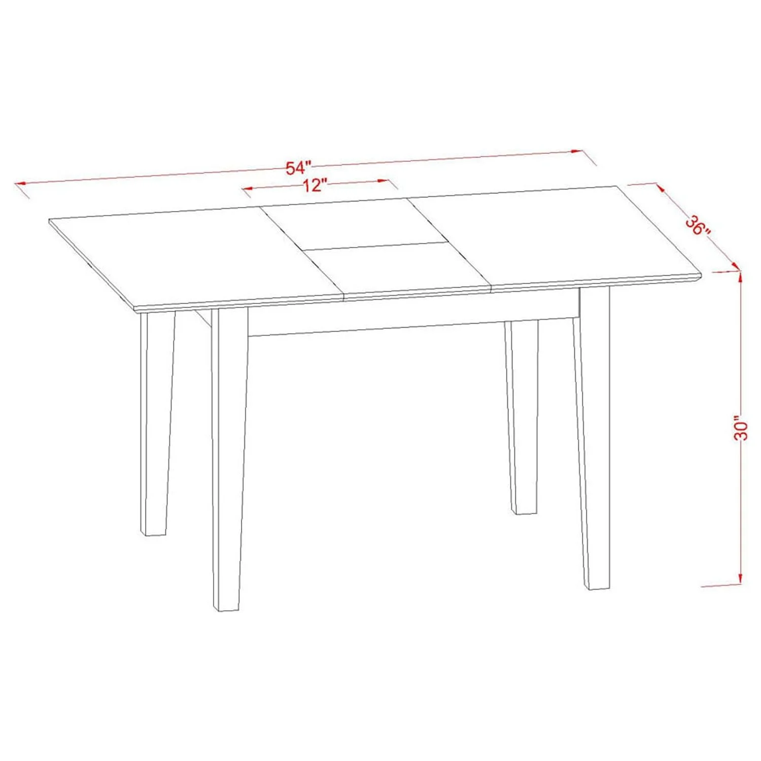 HomeStock Retro Revival 3Pc Dinette Set Includes A Rectangular Kitchen Table With Butterfly Leaf And Two Parson Chairs With Light Fawn Fabric, Mahogany Finish