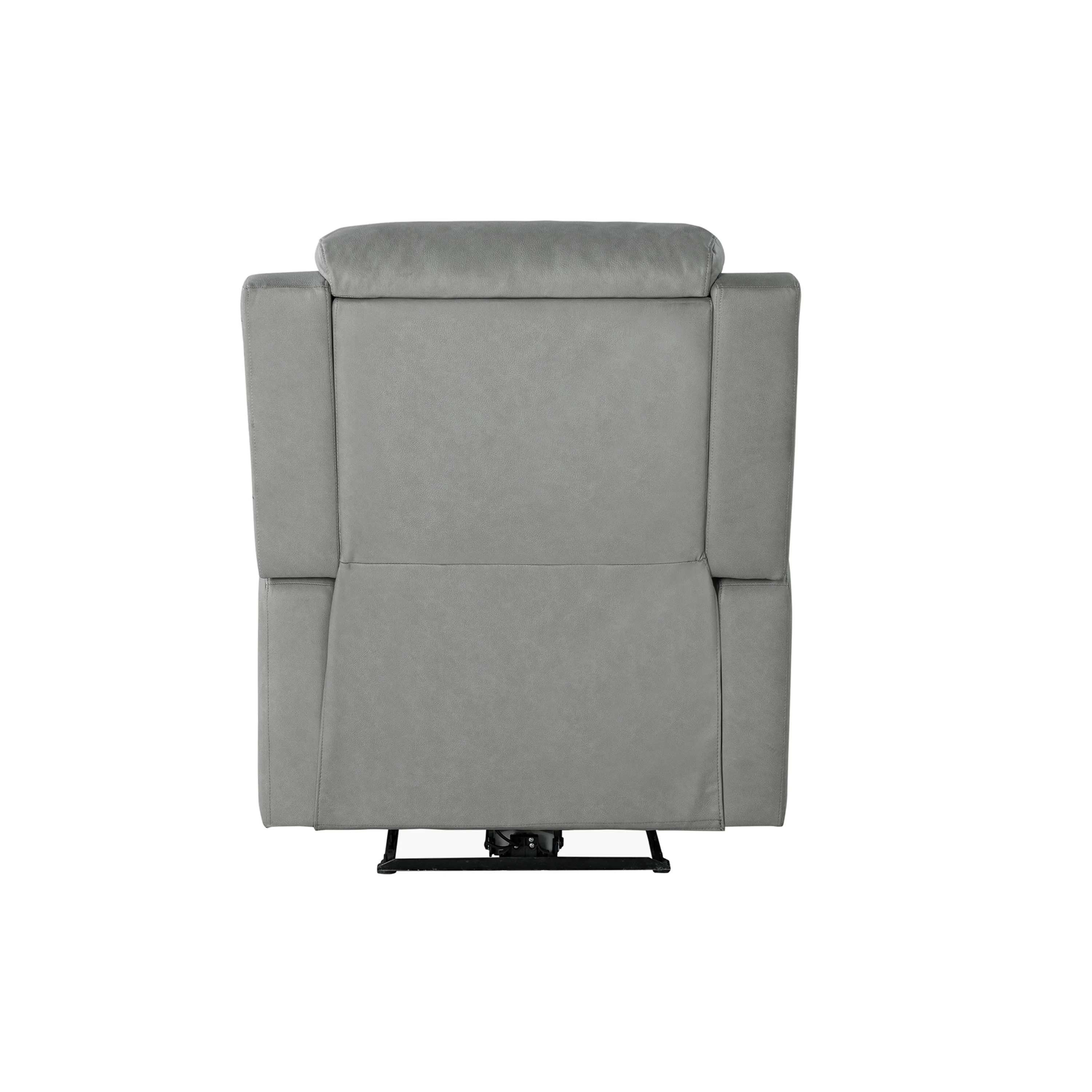 Relax A Lounger Avery Modern Recliner, Grey Faux Leather