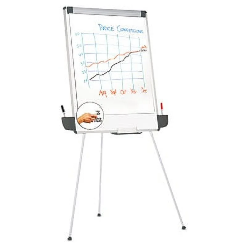 Universal Tripod-Style Dry Erase Easel, Easel: 44