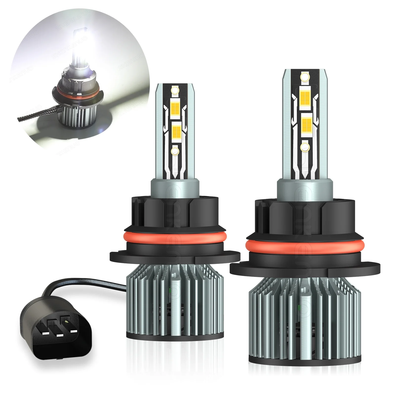 For Ford Ranger 2001-2011 LED Headlight Bulb High&Low Dual Beam Kit White