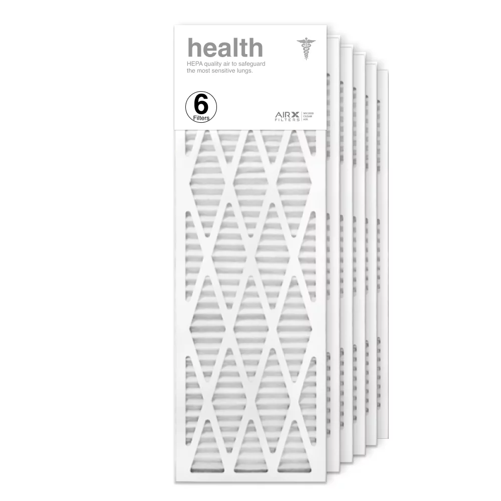 AIRx Filters Health 12x36x1 Air Filter MERV 13 AC Furnace Pleated Air Filter Replacement Comparable with Healthy Living MPR 1500 1550 1900 2200 2400, 6-Pack