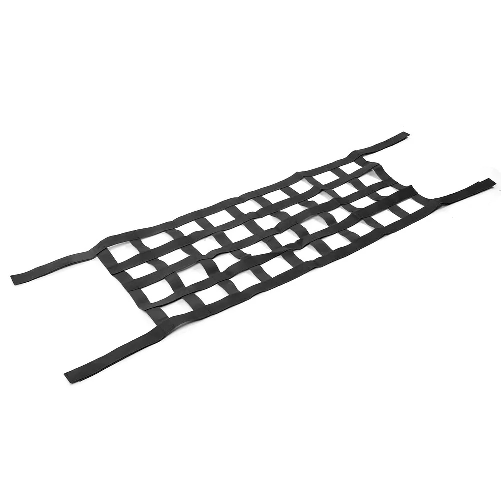 Car Roof Net Hammock, Car Roof Storage Network Cover Compatible with Wrangler TJ JK JL1997-2018 Black(black)