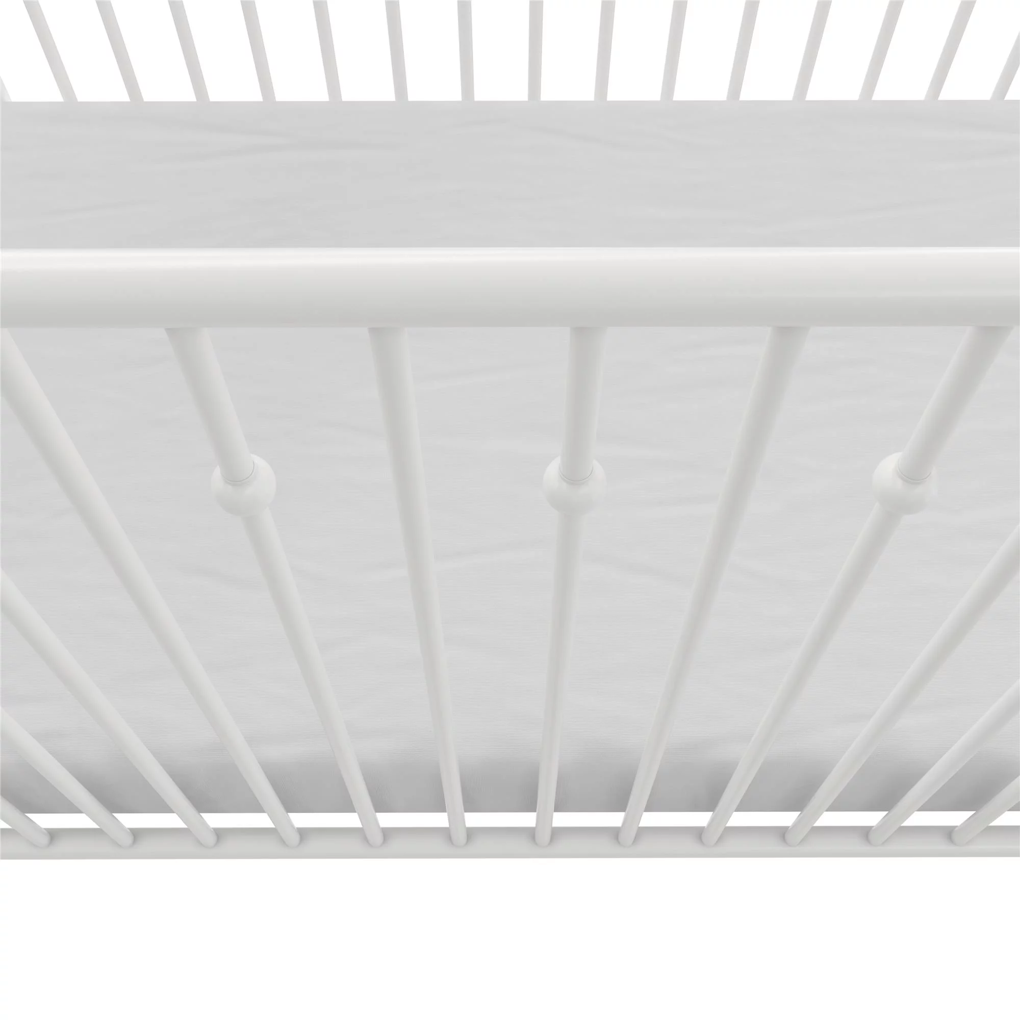 Little Seeds Monarch Hill Hawken Metal Crib, Nursery Furniture, White