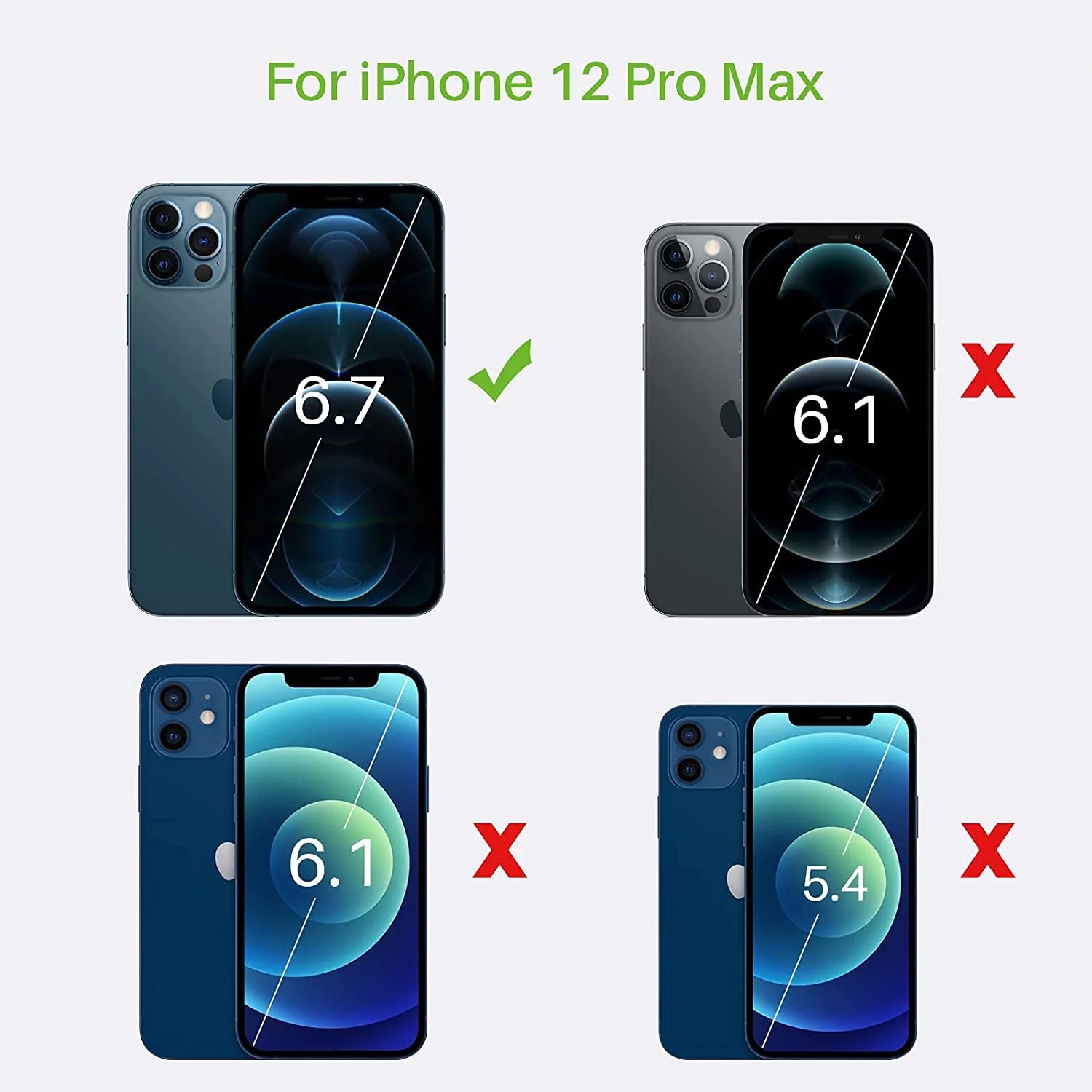 Entronix Matte Finish Screen Tempered Glass Protector for iPhone 12 Pro Max, Matte Finish Tempered Glass Film