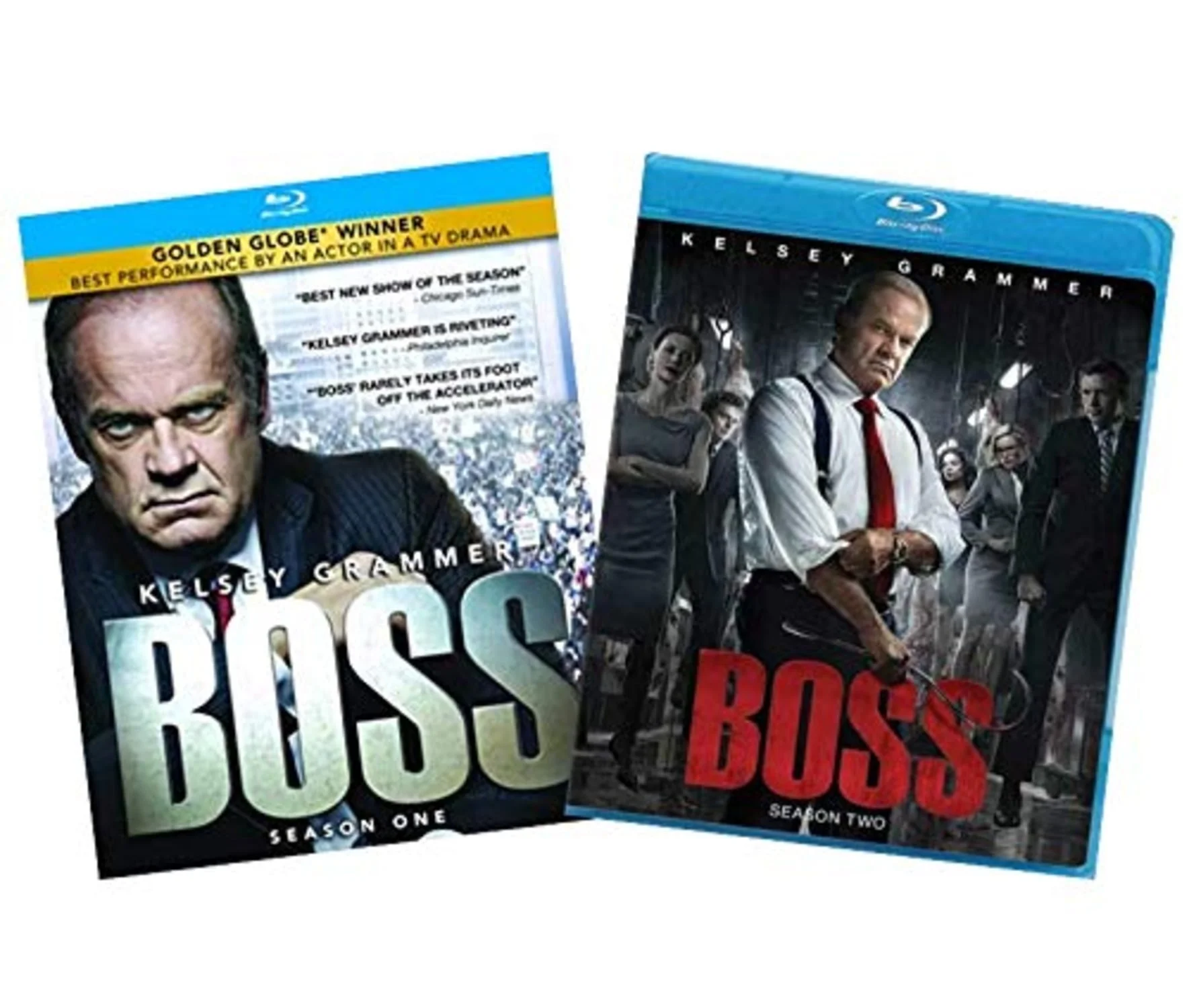 Boss: The Complete Series Blu-ray Collection (Season 1 / Season 2) [Kelsey Grammer Blu Ray Set]