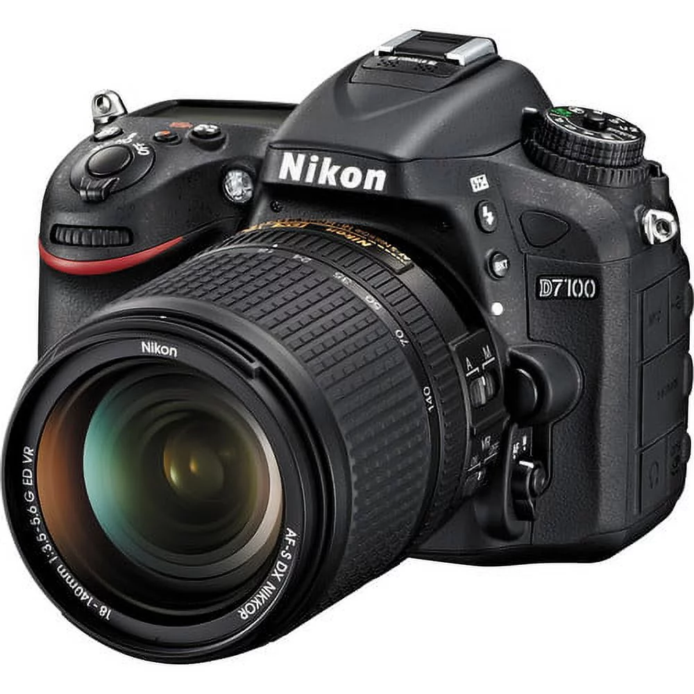 Nikon D7100 DSLR Camera ||Nikkor 18-140mm VR Lens ||55-300mm VR - Save Big Kit, Black