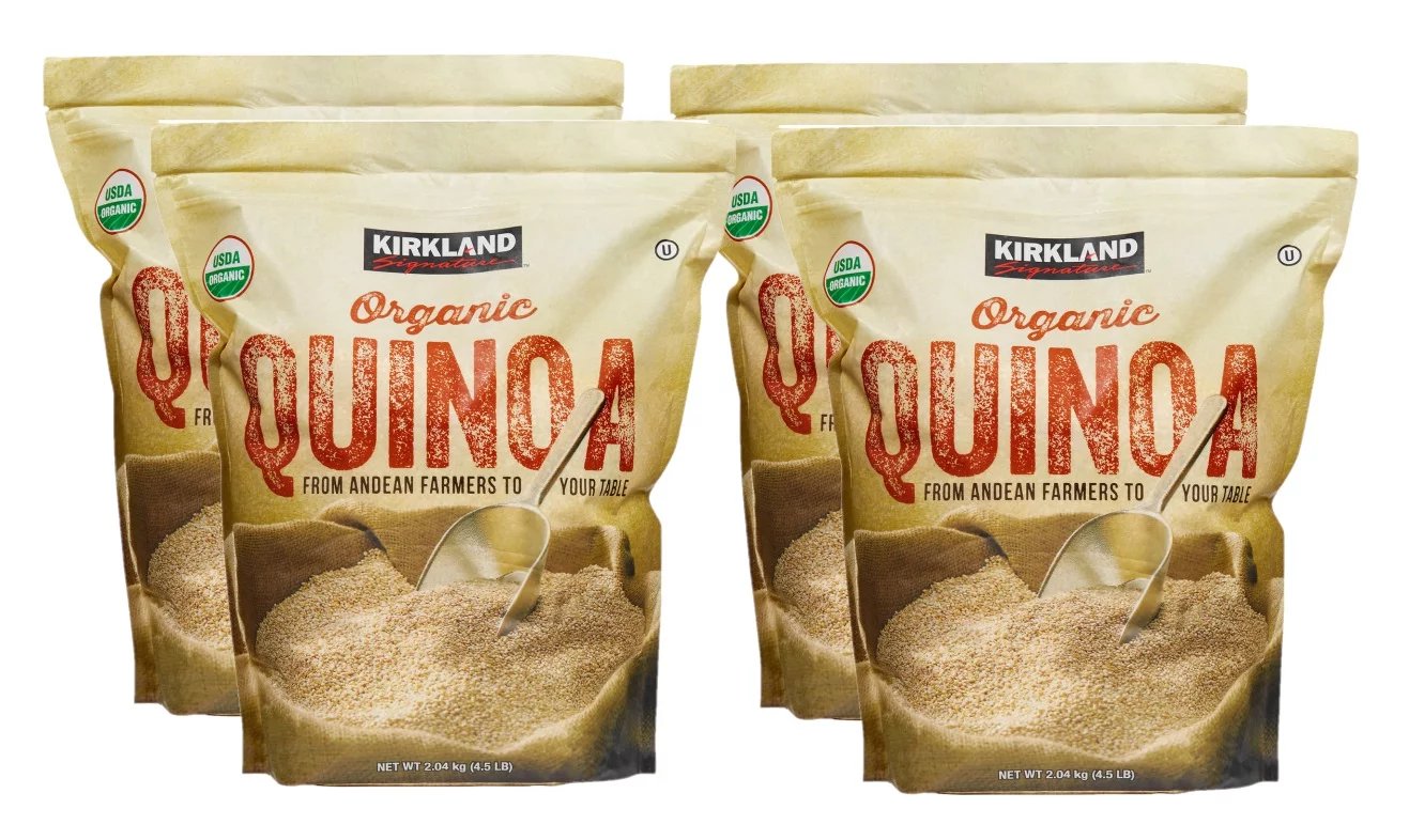 4 Pack | Kirkland Signature Organic Quinoa, 4.5 lbs