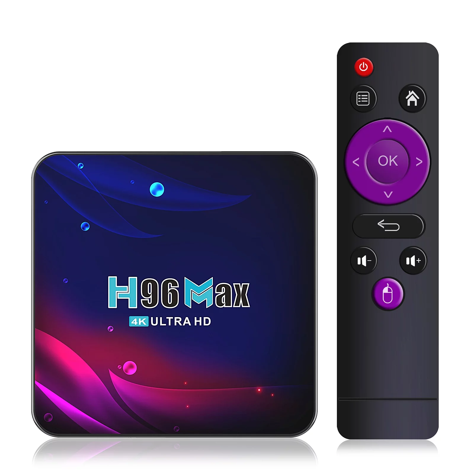 Dazzduo Android 11.0 Smart UHD 4K Video Player, RK3318 2GB16GB, Dual-band WiFi, VP9 H.265 Decoding, Remote Control