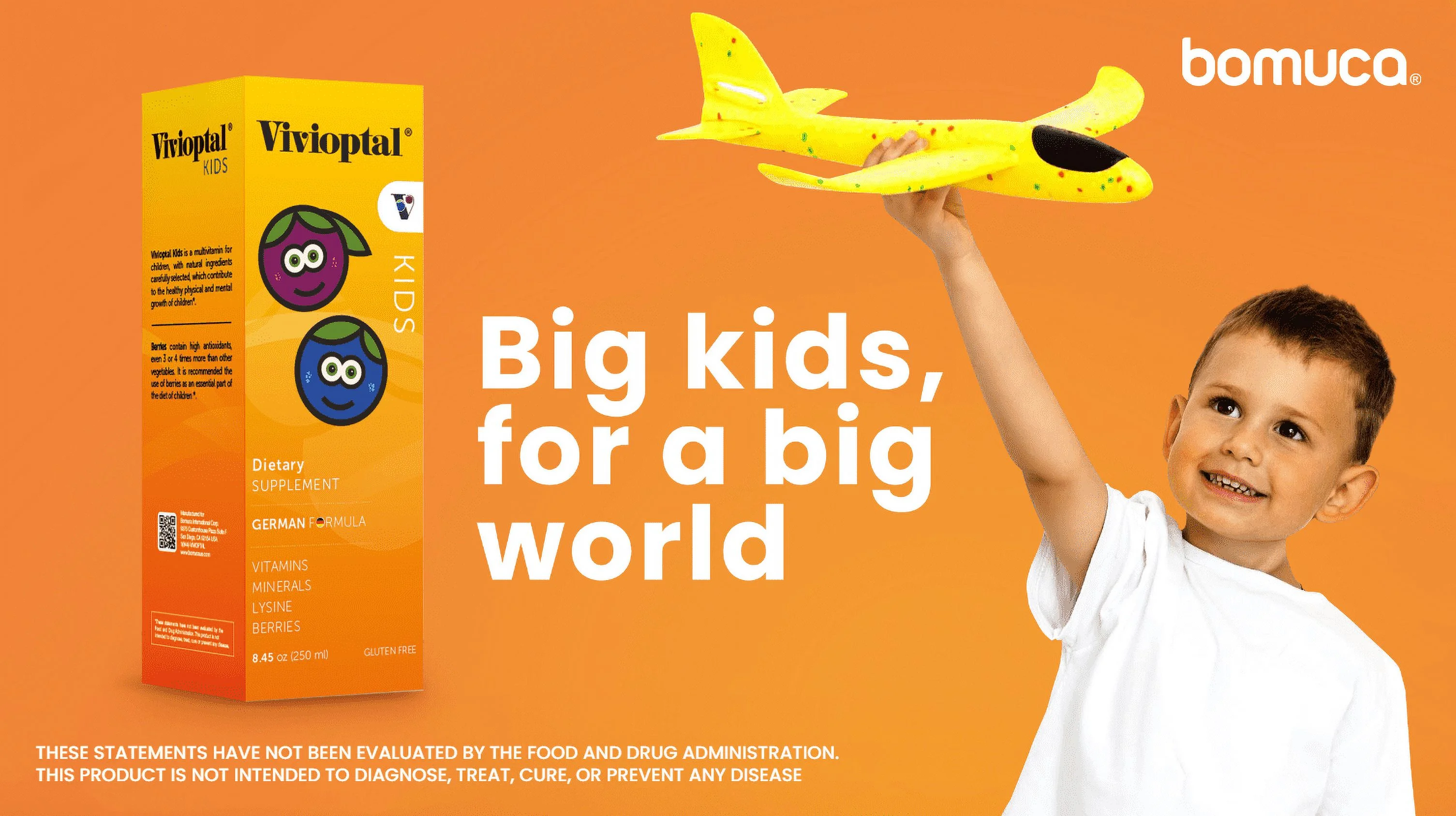 Vivioptal Daily Multivitamins with CoQ10 and Omega-3 Women & Protect 30 Capsules + Kids Syrup 10mL 6 to 12 Years Family Bundle