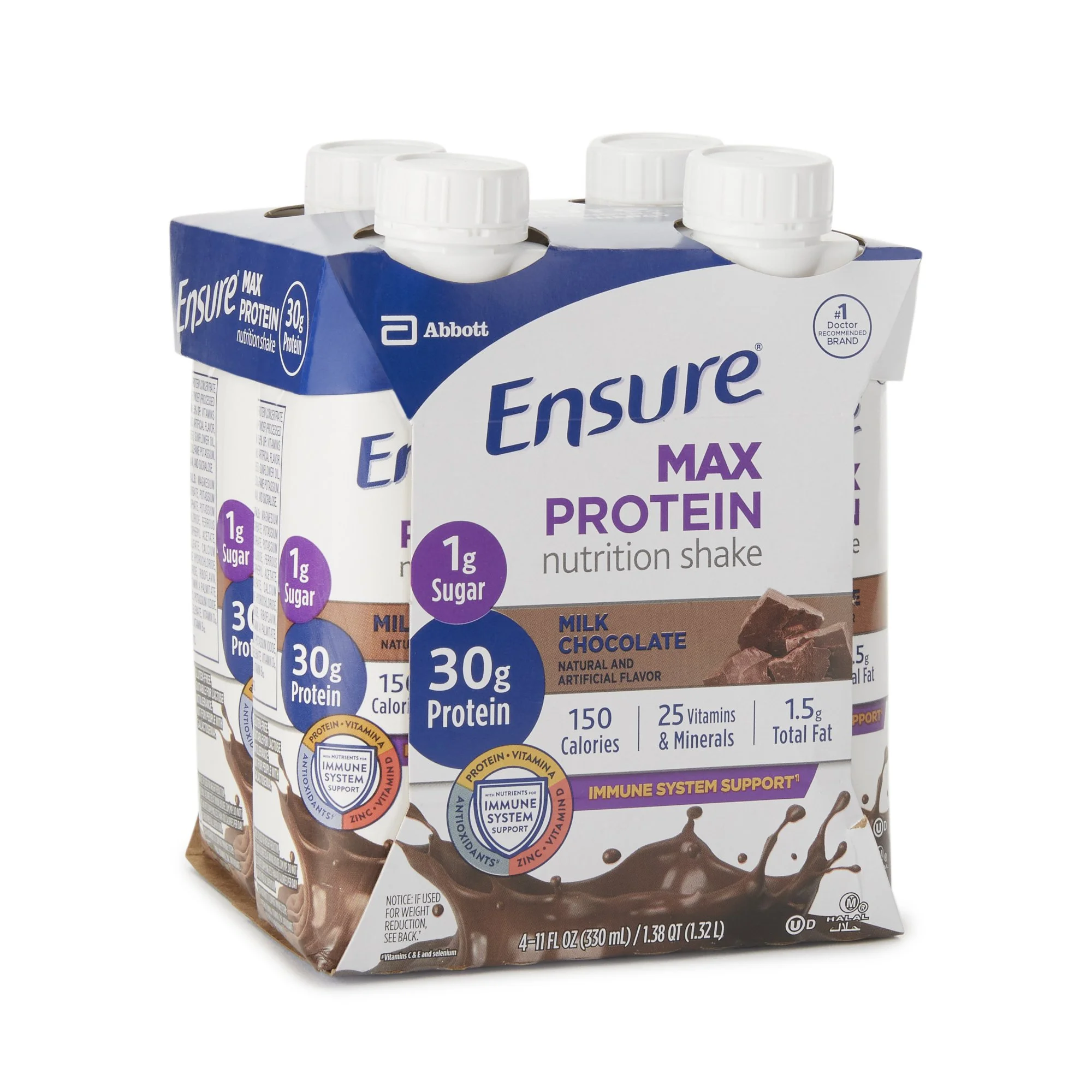 Ensure Max Protein Chocolate Oral Supplement, 11 oz. Carton, Abbott Nutrition 66899, 1 Count