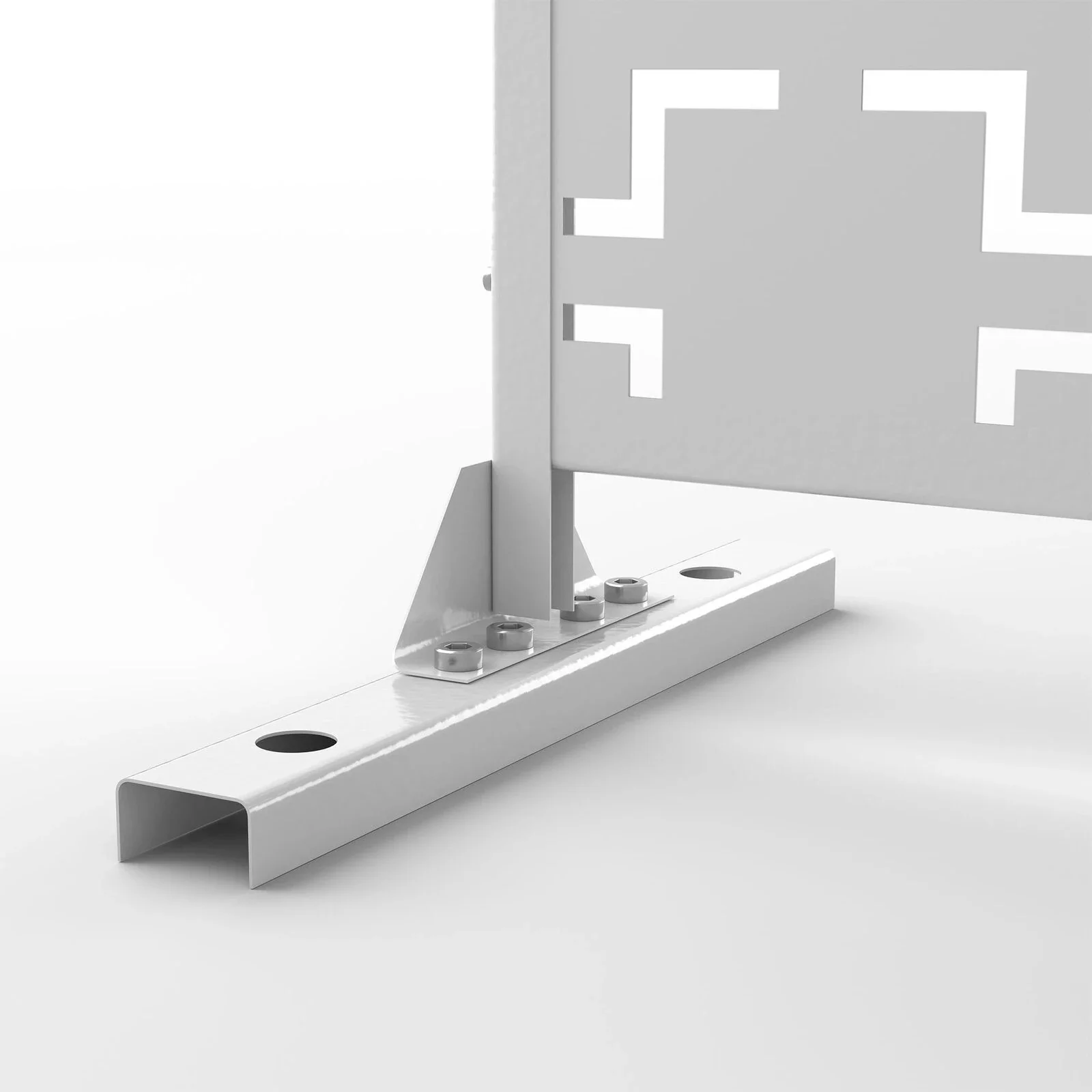 6.33 ft. H x 3.93 ft. W Laser Cut Metal Privacy Screen