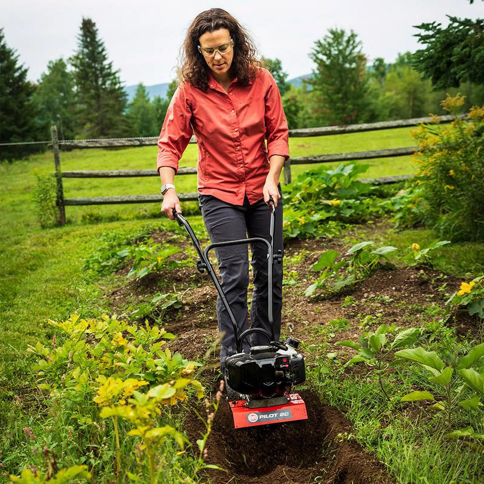 Generac DR Power 43CC 2-Cycle Engine Mini Tiller Cultivator TW23120DMN