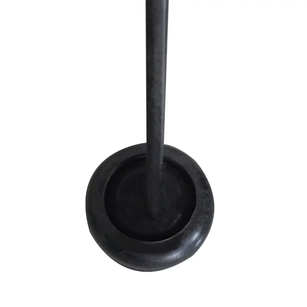 Dcenta Folding Patio Chairs 2 pcs Steel and Solid Wood Acacia