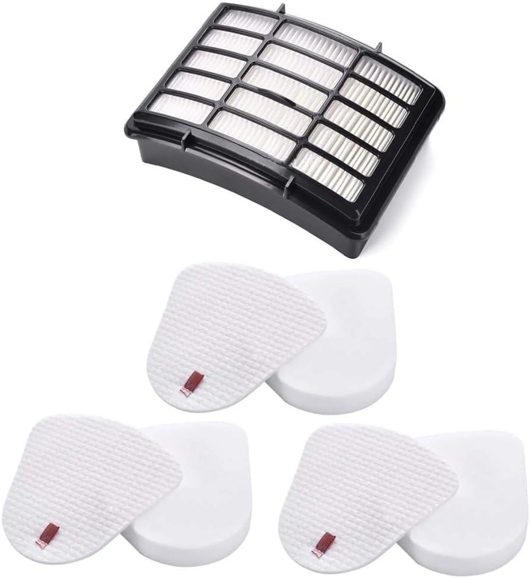 3 Pack Filters For Navigator Lift-Away NV350, NV351, NV352, NV355, NV360, NV370, UV440, UV490, UV540 Vacuum- XFF350 XHF350