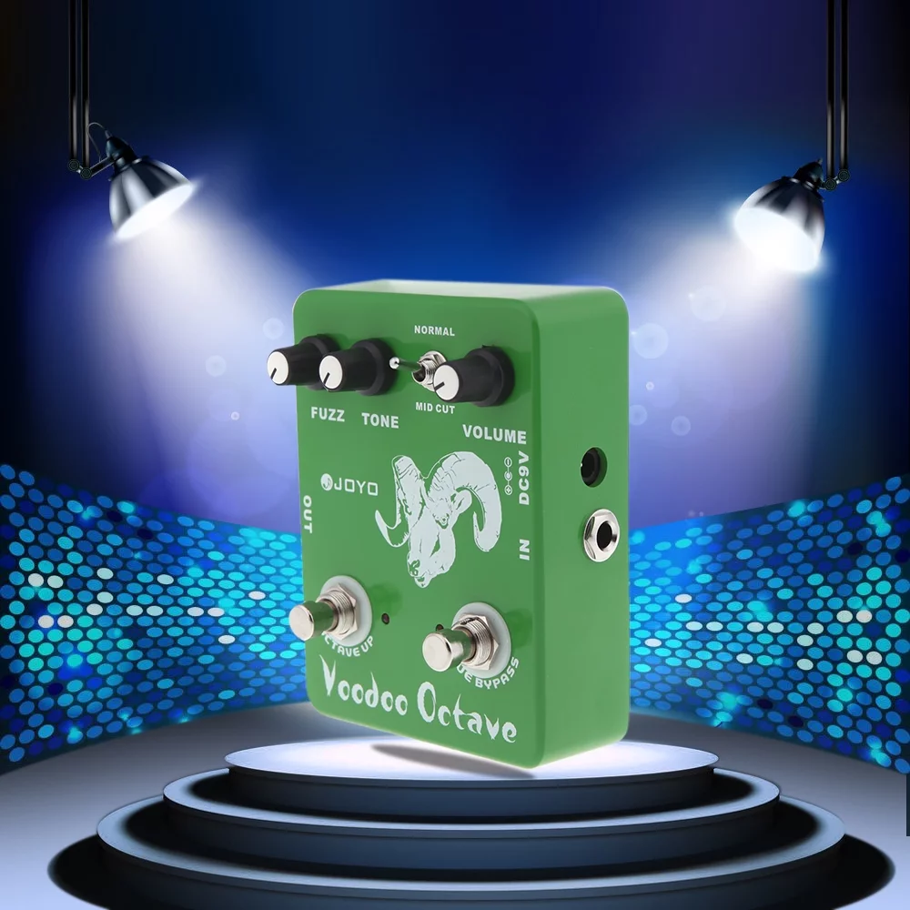 JOYO Voodoo Octave Fuzz Guitar Effect Pedal True Bypass Enhance Your Guitar's Sound!