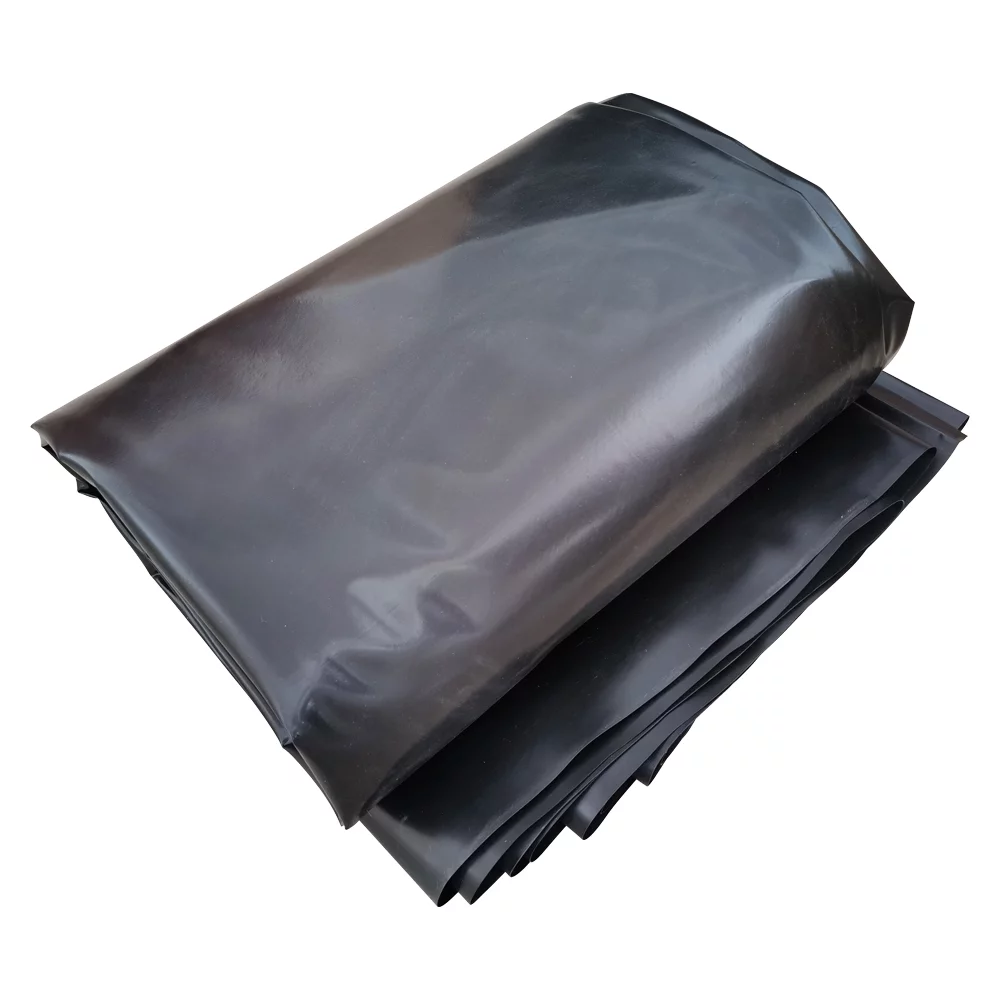 INTBUYING 20'x30' Fish Pond Liner Elasticity HDPE Black Thickness 12mil