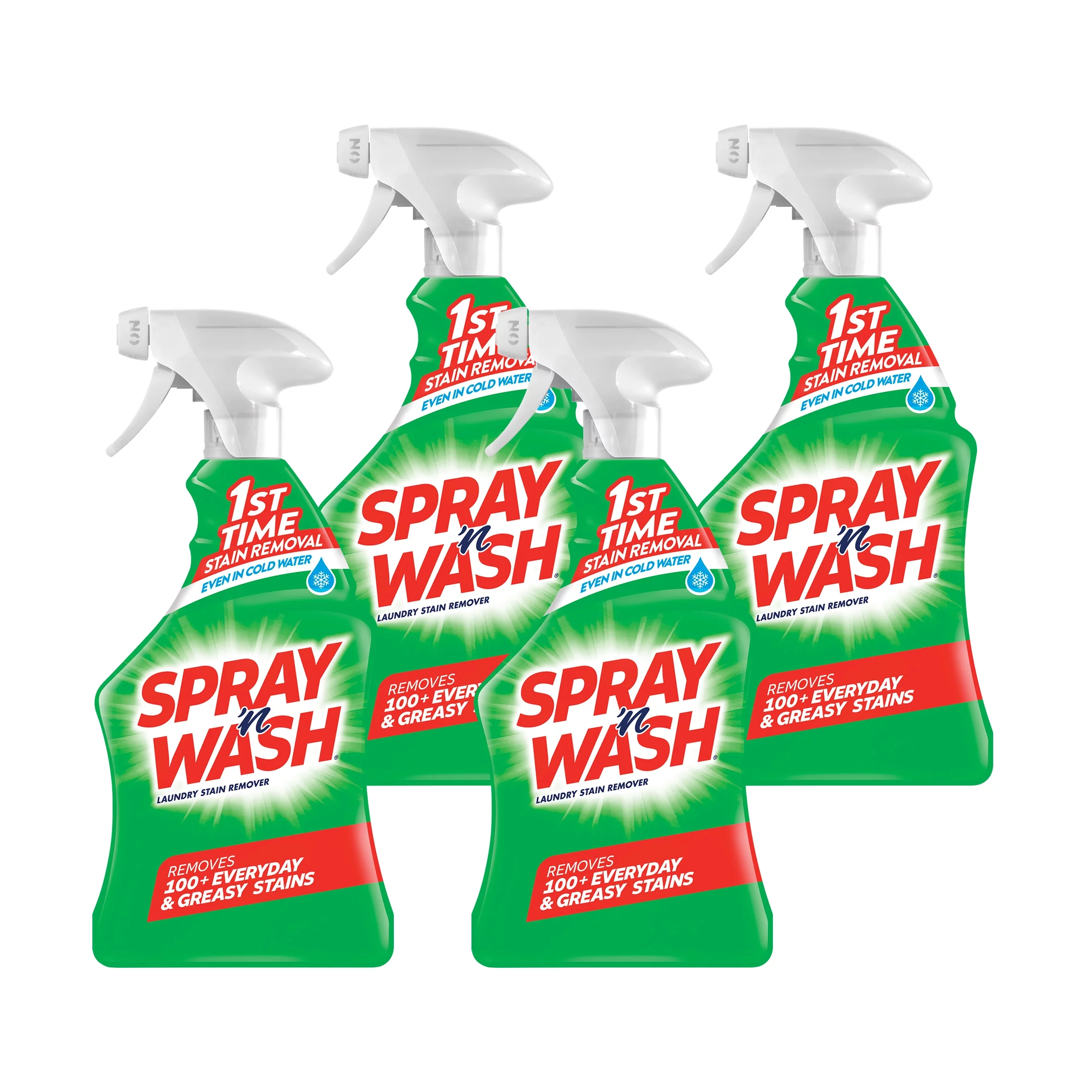 Spray 'n Wash Pre-Treat Laundry Stain Remover, 22 FL Oz Bottle (Pack of 4)
