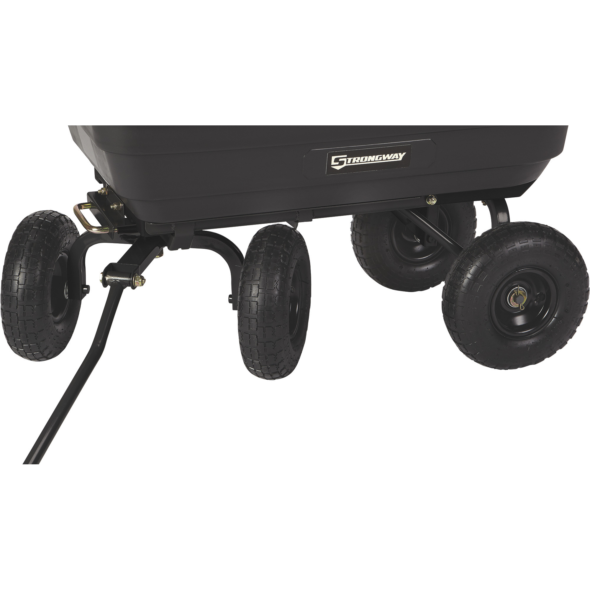 Strongway Poly Dump Cart, 600-Lb., 4 Cu. Ft. Capacity,  38 3/4in.L x 20in.W