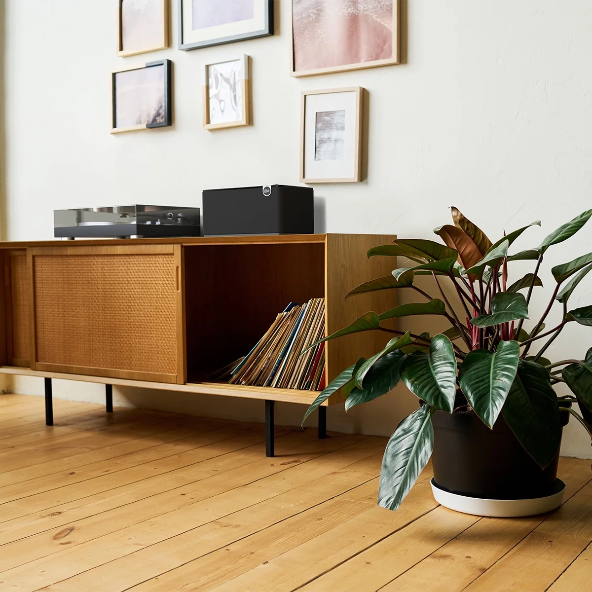 Klipsch The Three Plus Premium Bluetooth Speaker with Phono and Optical Inputs (Matte Black)