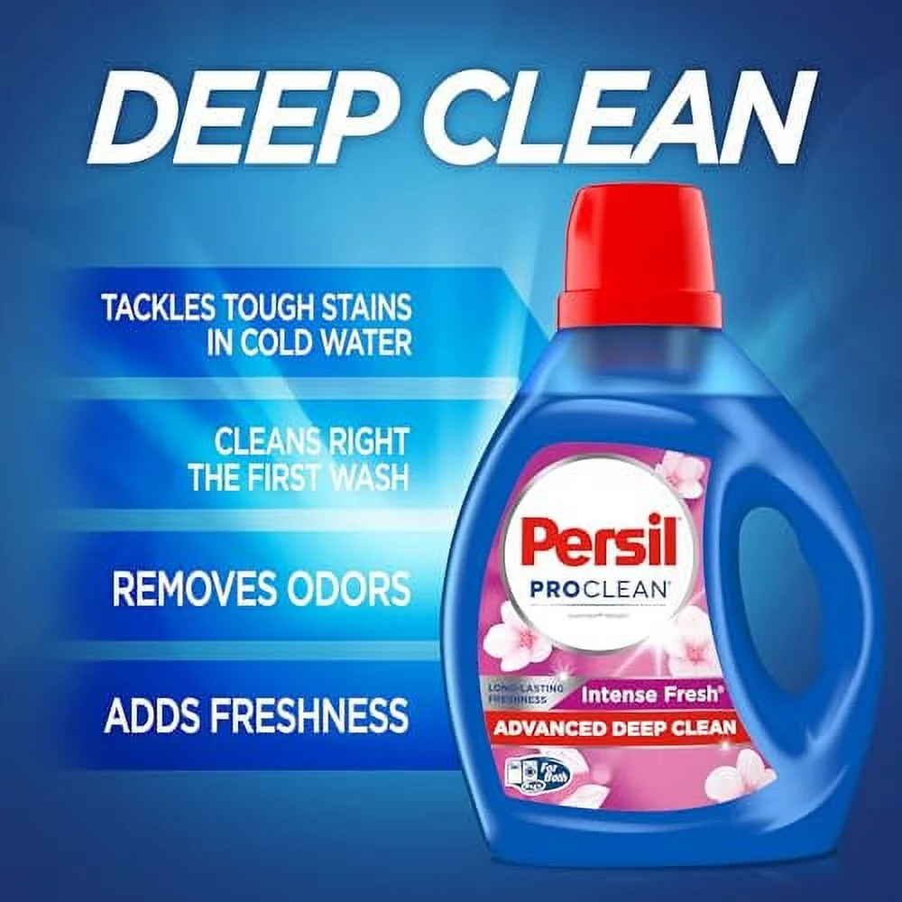 Persil ProClean Liquid Laundry Detergent, Intense Fresh, 100 Fluid Ounces, 64 Loads