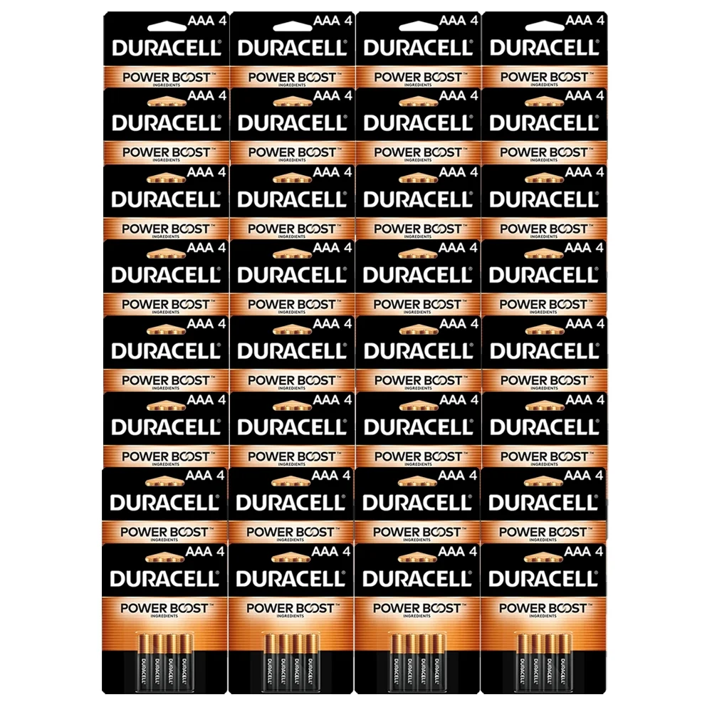 Duracell AAA Coppertop 1.5V Alkaline Batteries, Pack of 32